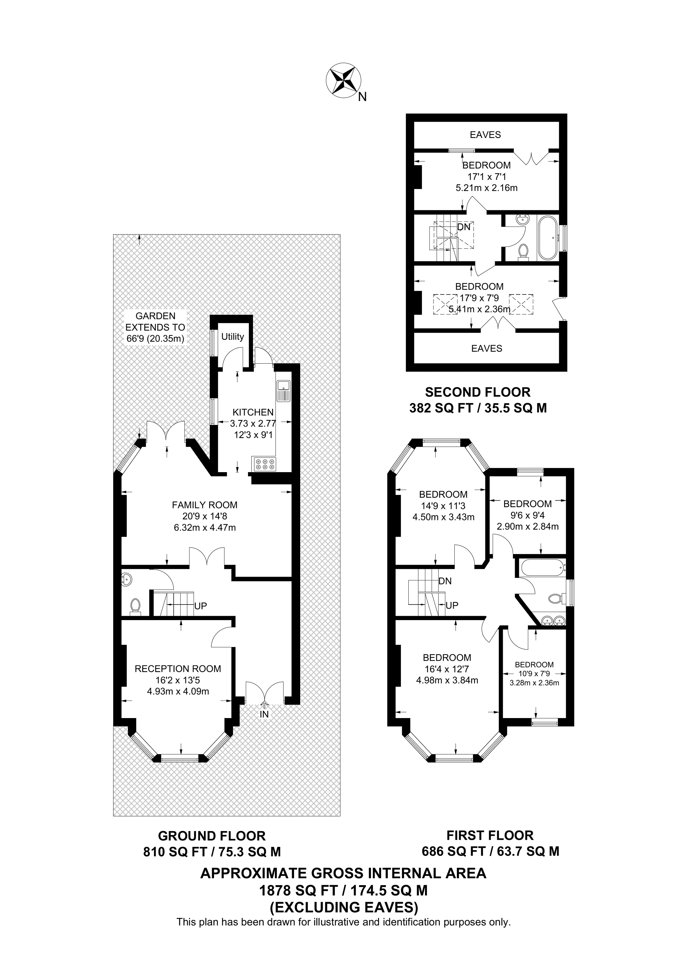 Hoveden Road, Mapesbury Estate floorplan