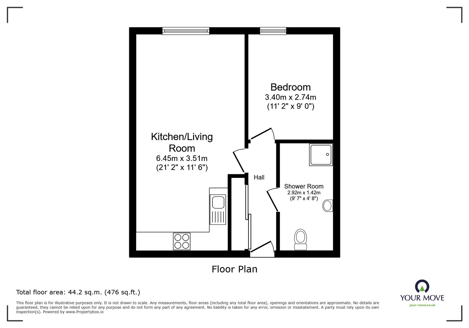 12, Langcliffe Place, Manchester floorplan