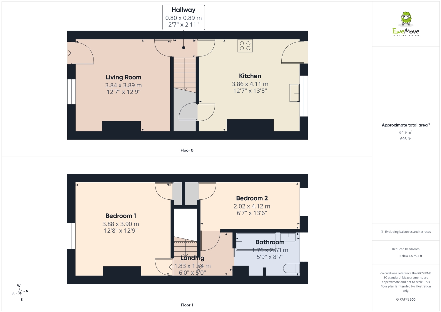 123, Wakefield Road, Pontefract floorplan