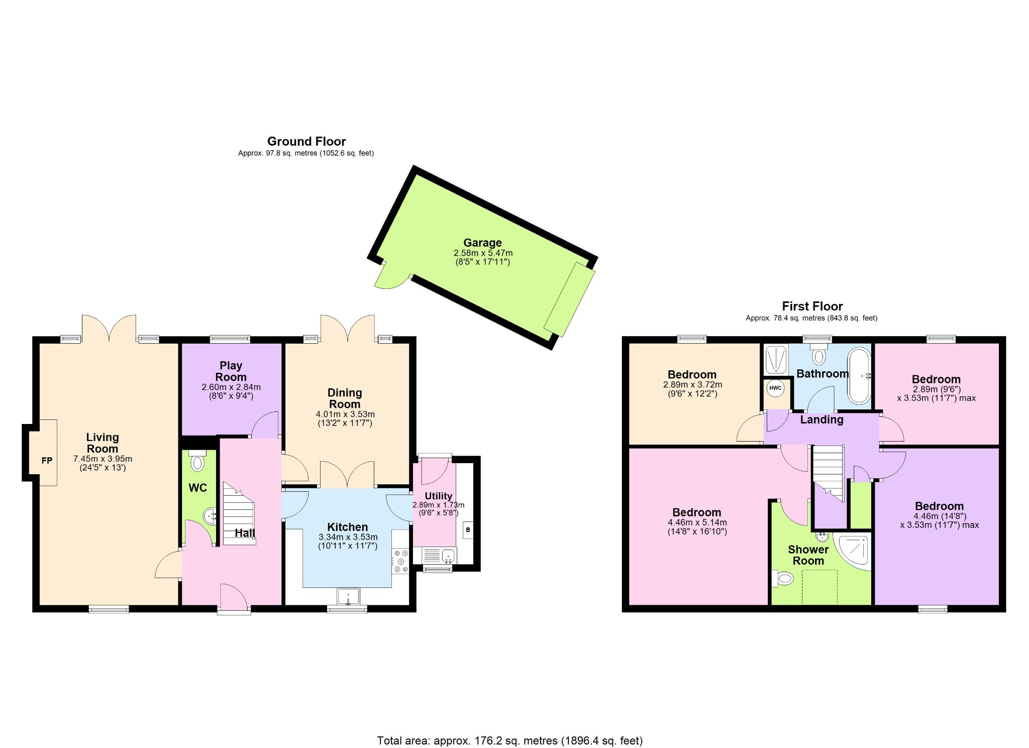 5, Broomhalls Croft, Burton-On-Trent floorplan