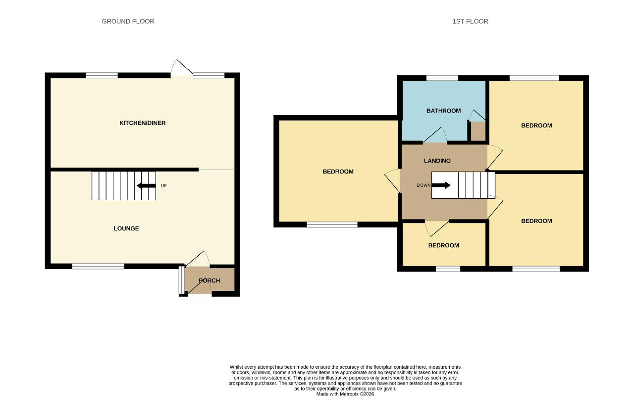 52, Bushy Close, Milton Keynes floorplan