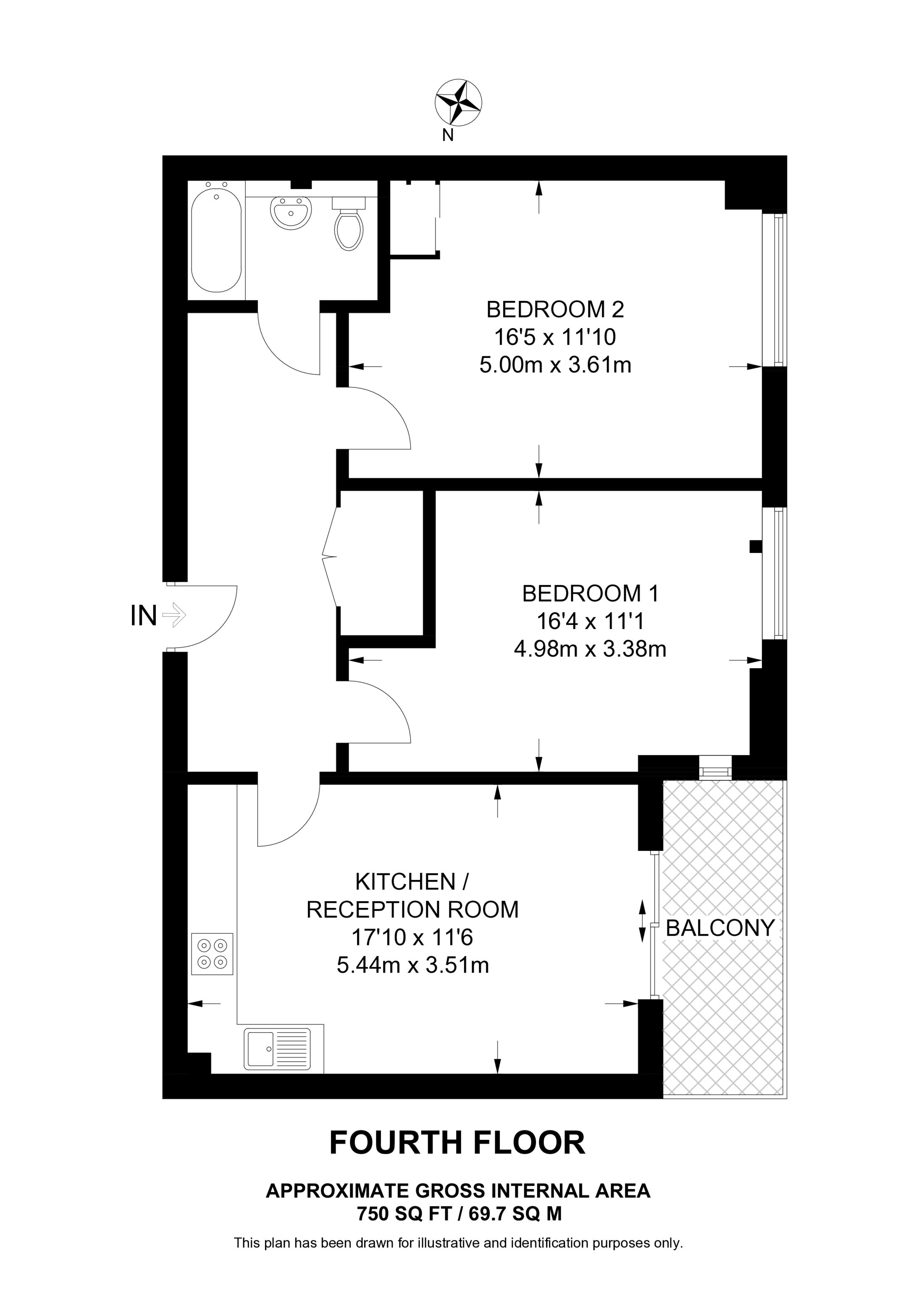 Cornell Square, Nine Elms floorplan