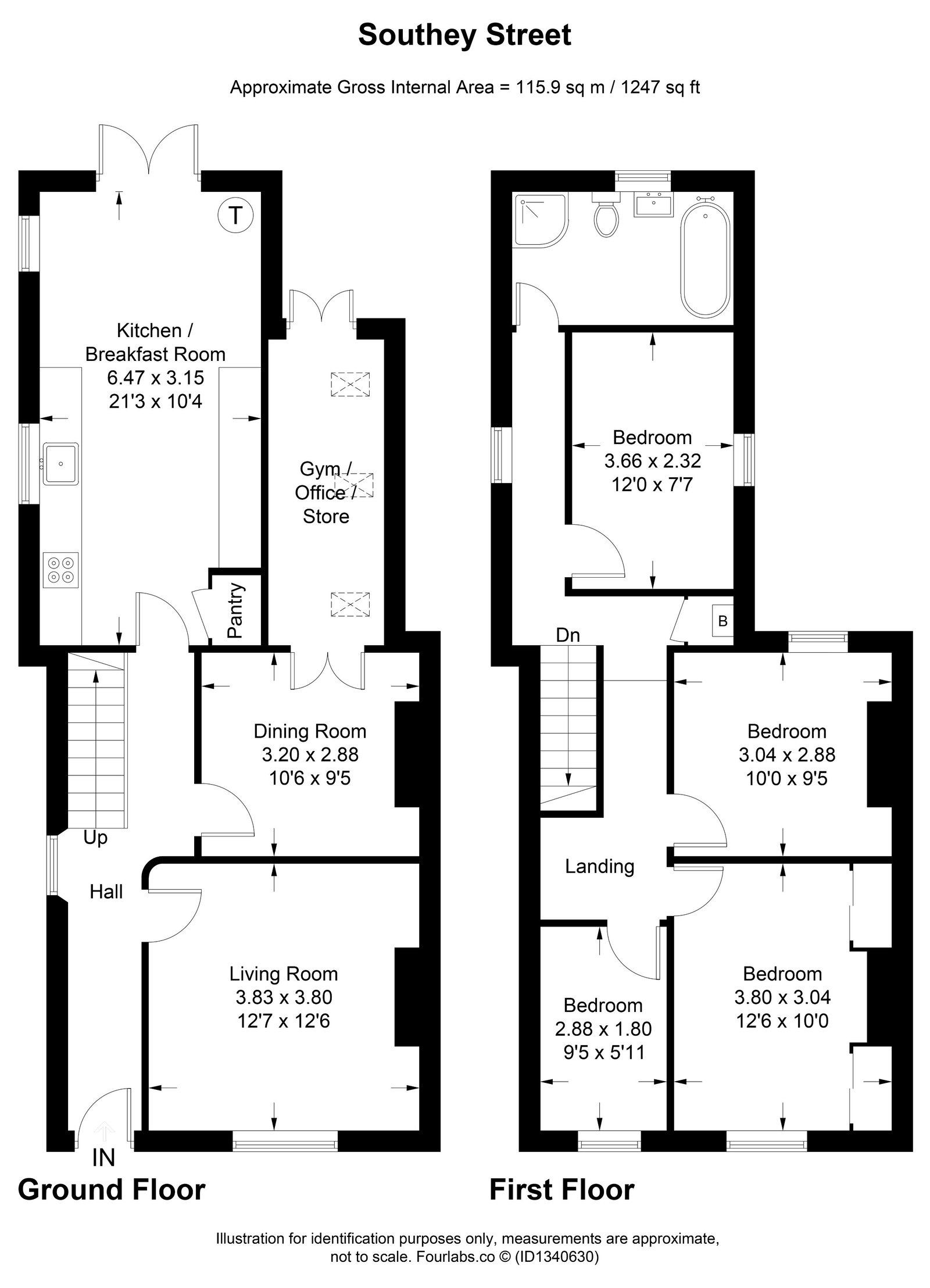 Southey Street, Cardiff floorplan