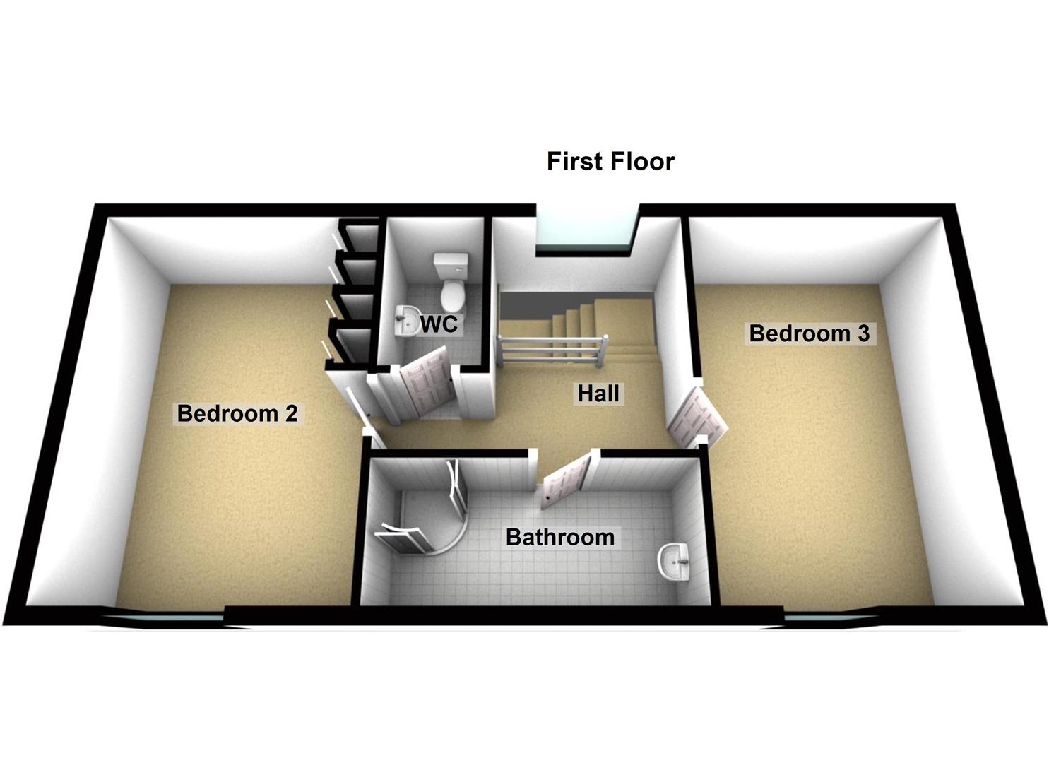 3 bed terraced house for sale in High Street, Burrelton, Blairgowrie
