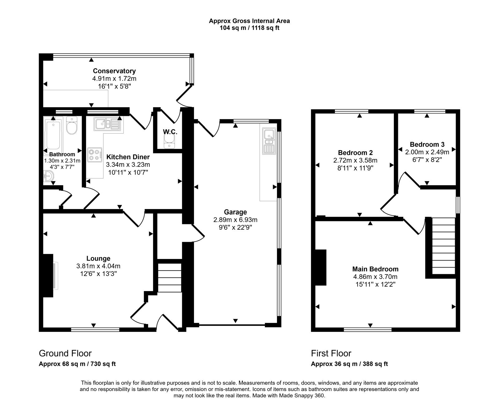 23 Murray Street, Goldenhill, 23 Murray Street, Goldenhill, Stoke-on-Trent floorplan