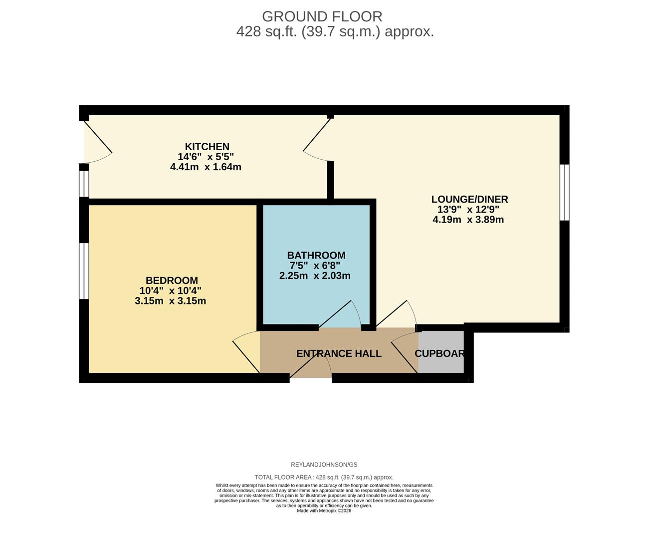 41, Goodwin Stile, Bishop's Stortford floorplan