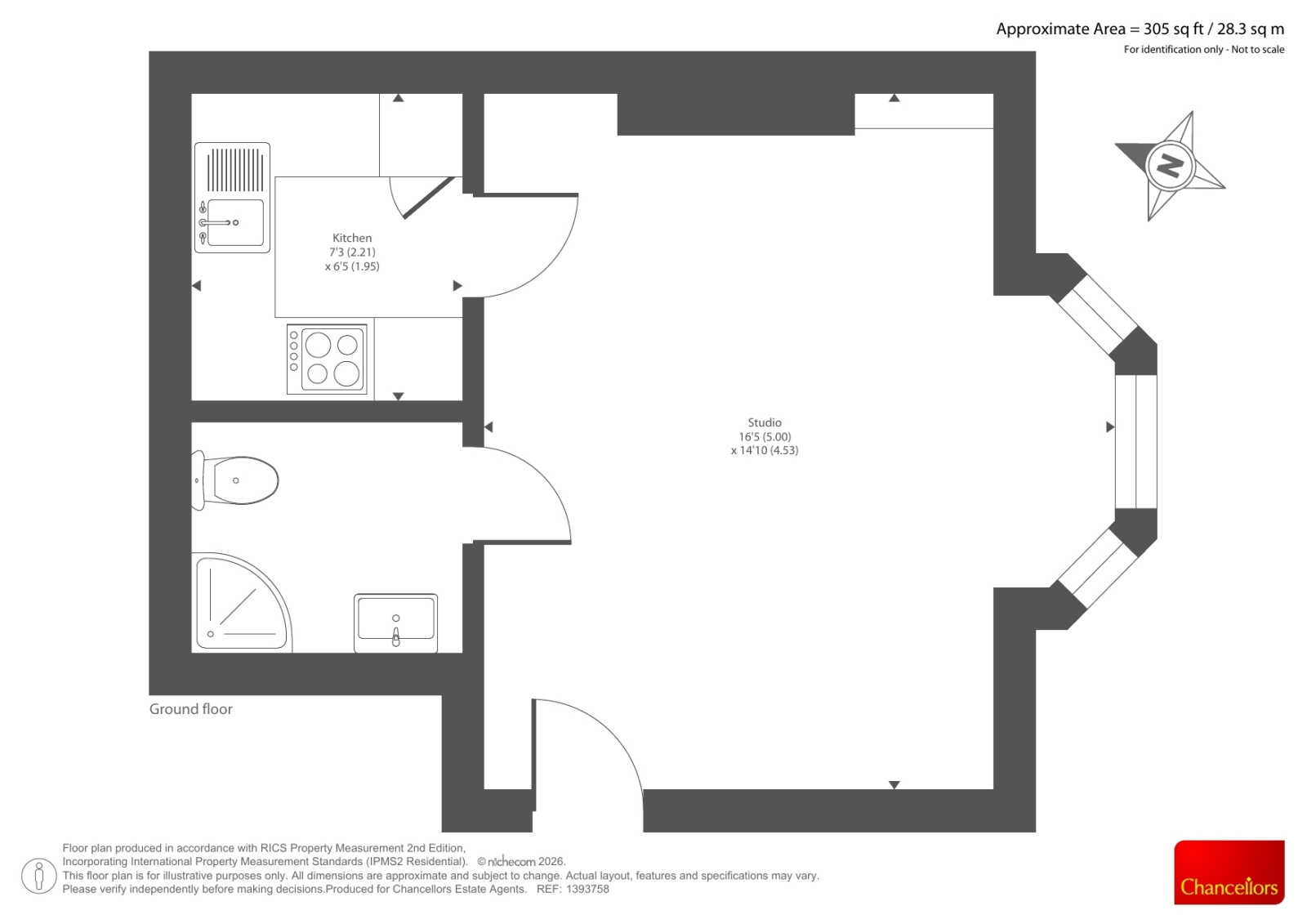 FLAT 2, Church Road, Richmond floorplan