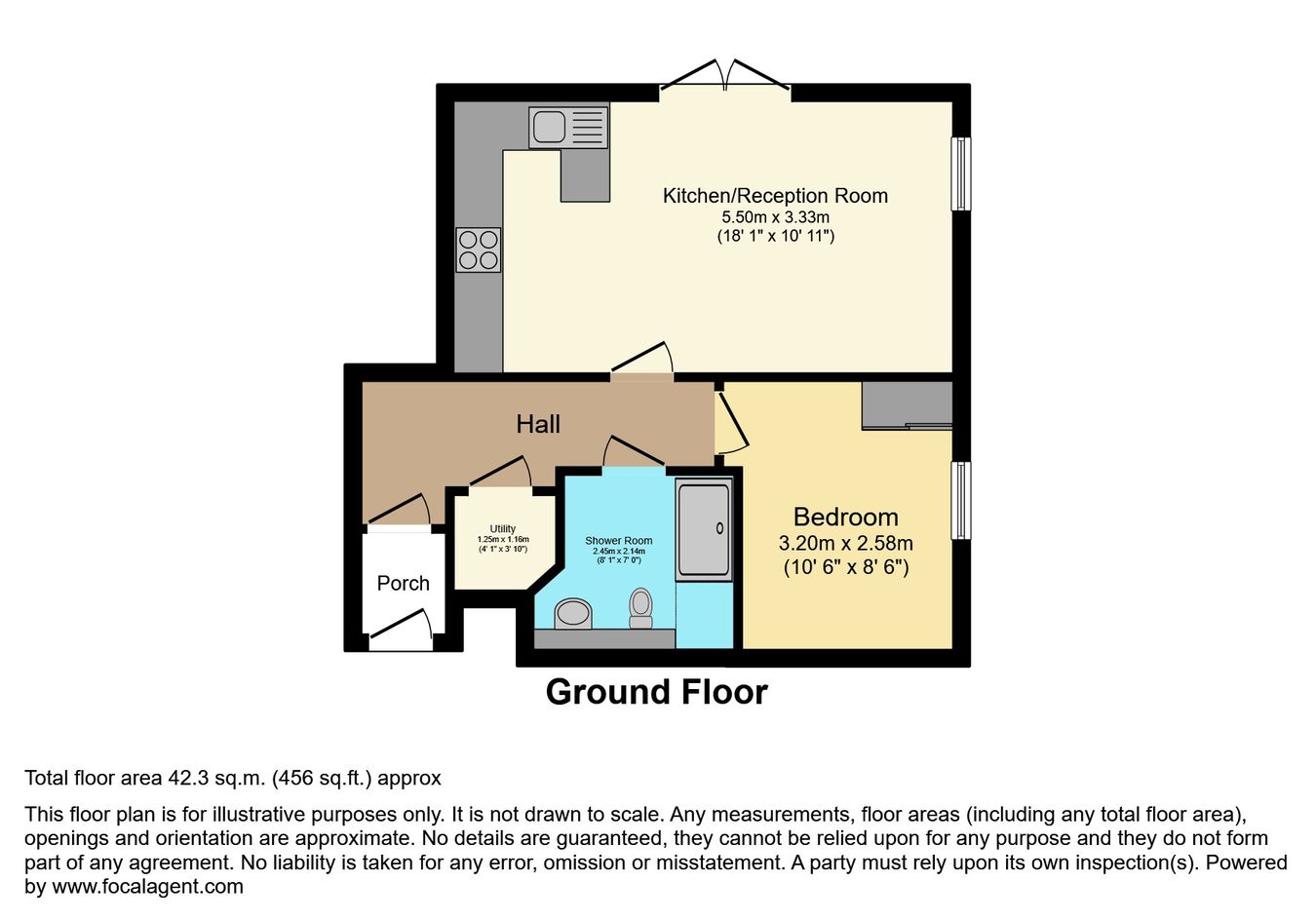 22, Whym Kibbal Court, Redruth floorplan