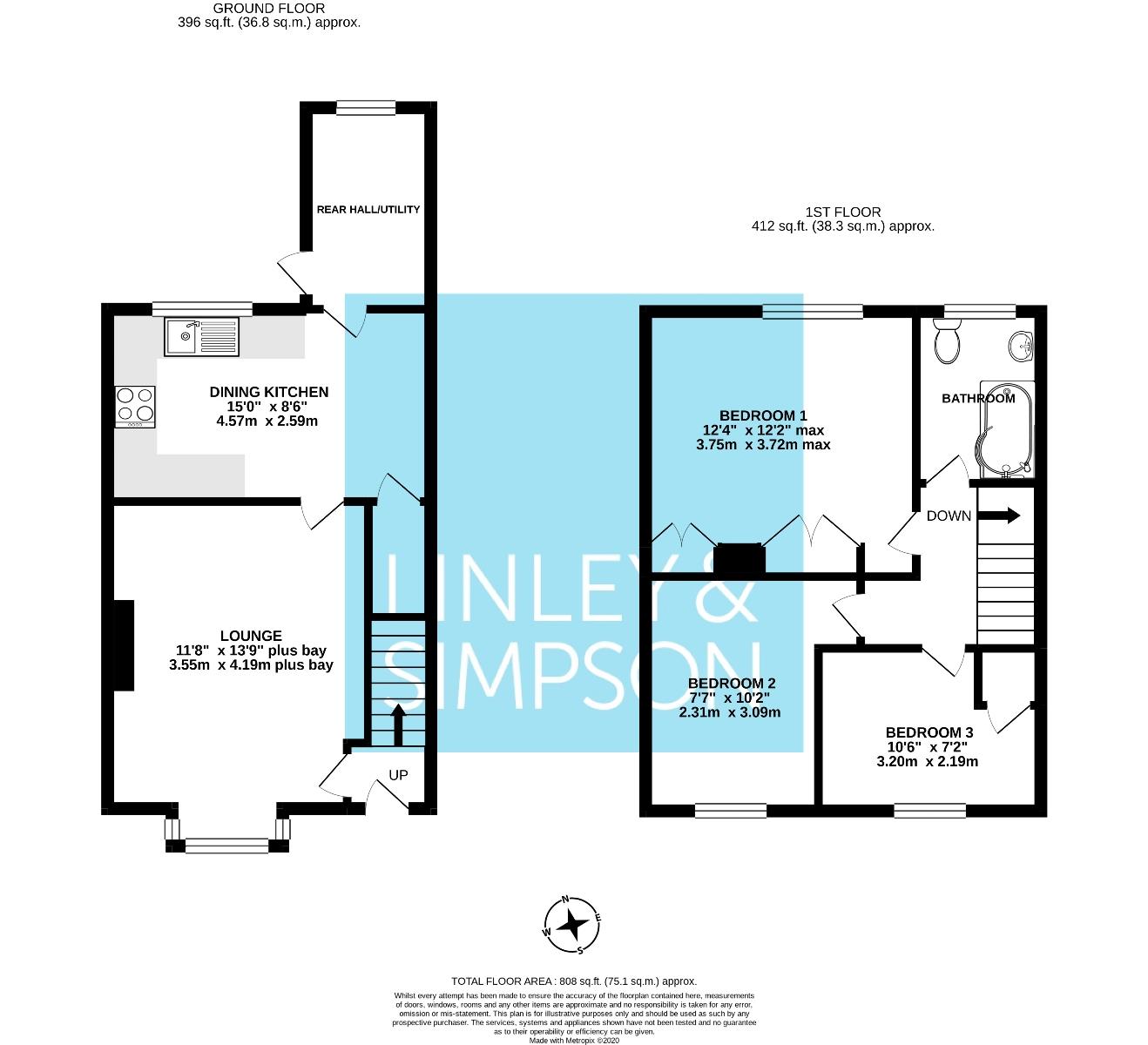 14, Nursery Drive, York floorplan