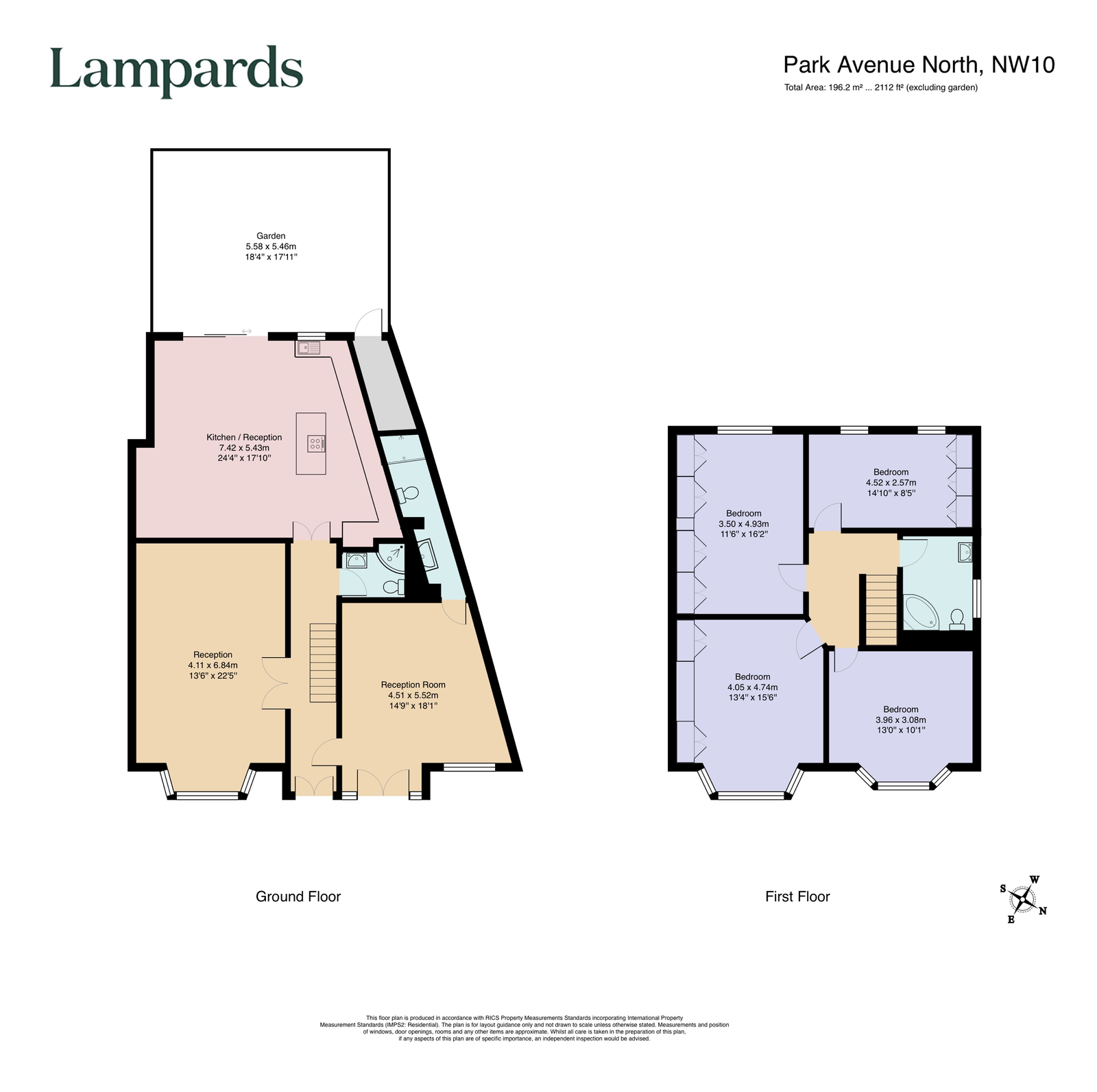107, Park Avenue North, London floorplan