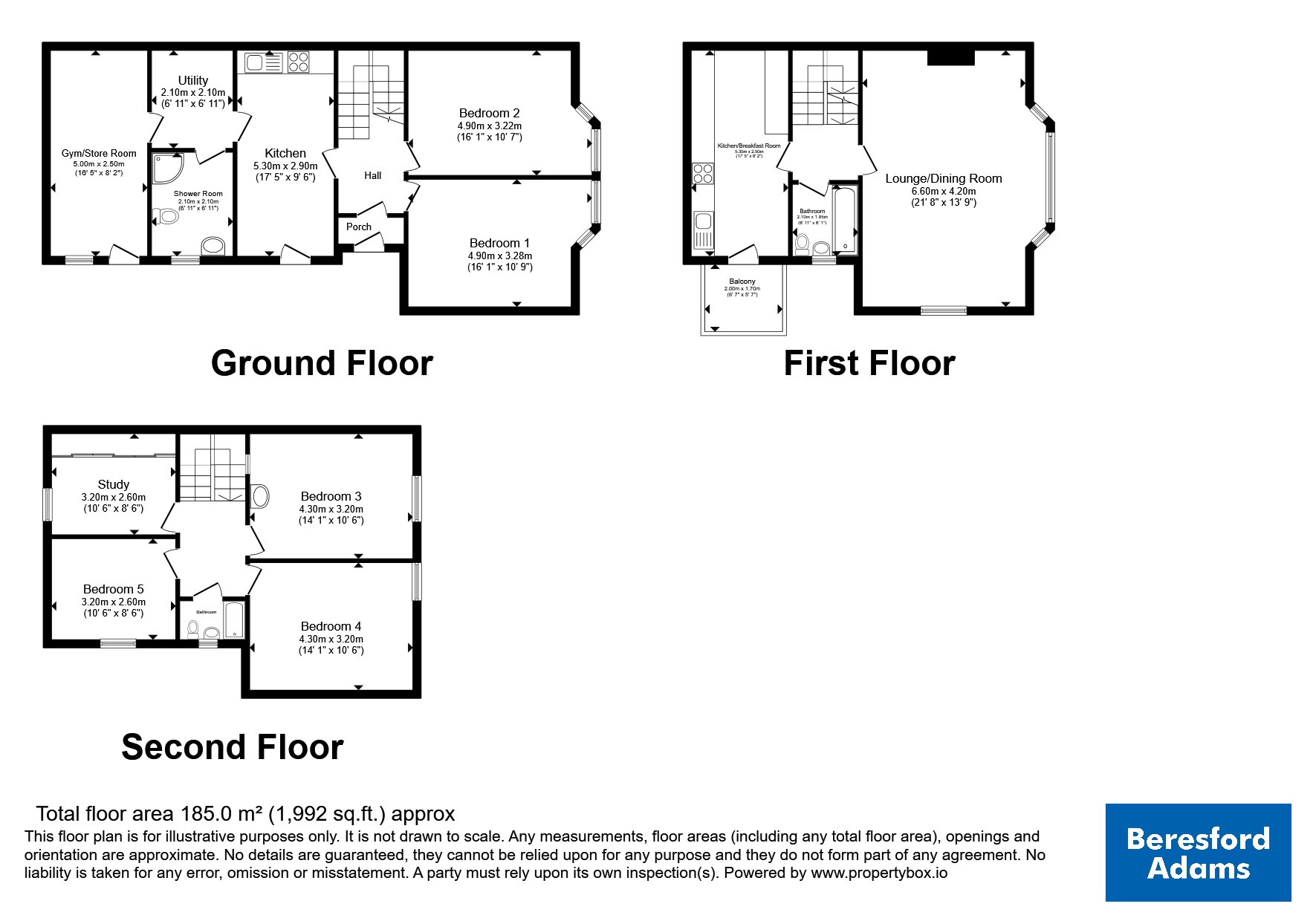 Hyfrydle,, Cambria Road, Anglesey floorplan