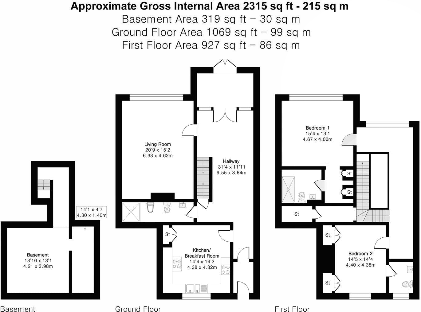 2 Pond House,, High Street, Codicote floorplan
