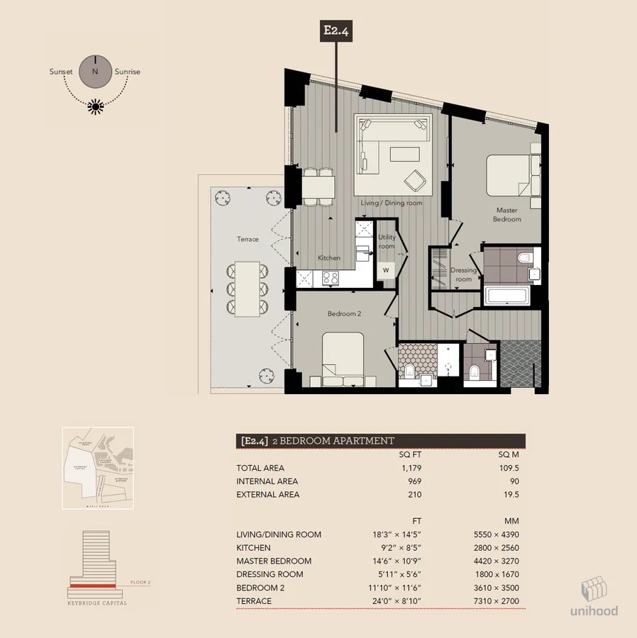 Keybridge Capital, Exchange Gardens, London floorplan
