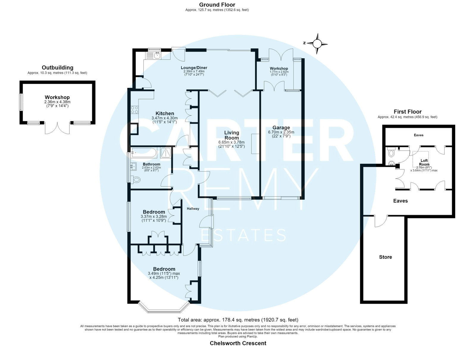 50, Chelsworth Crescent, Southend-on-sea floorplan