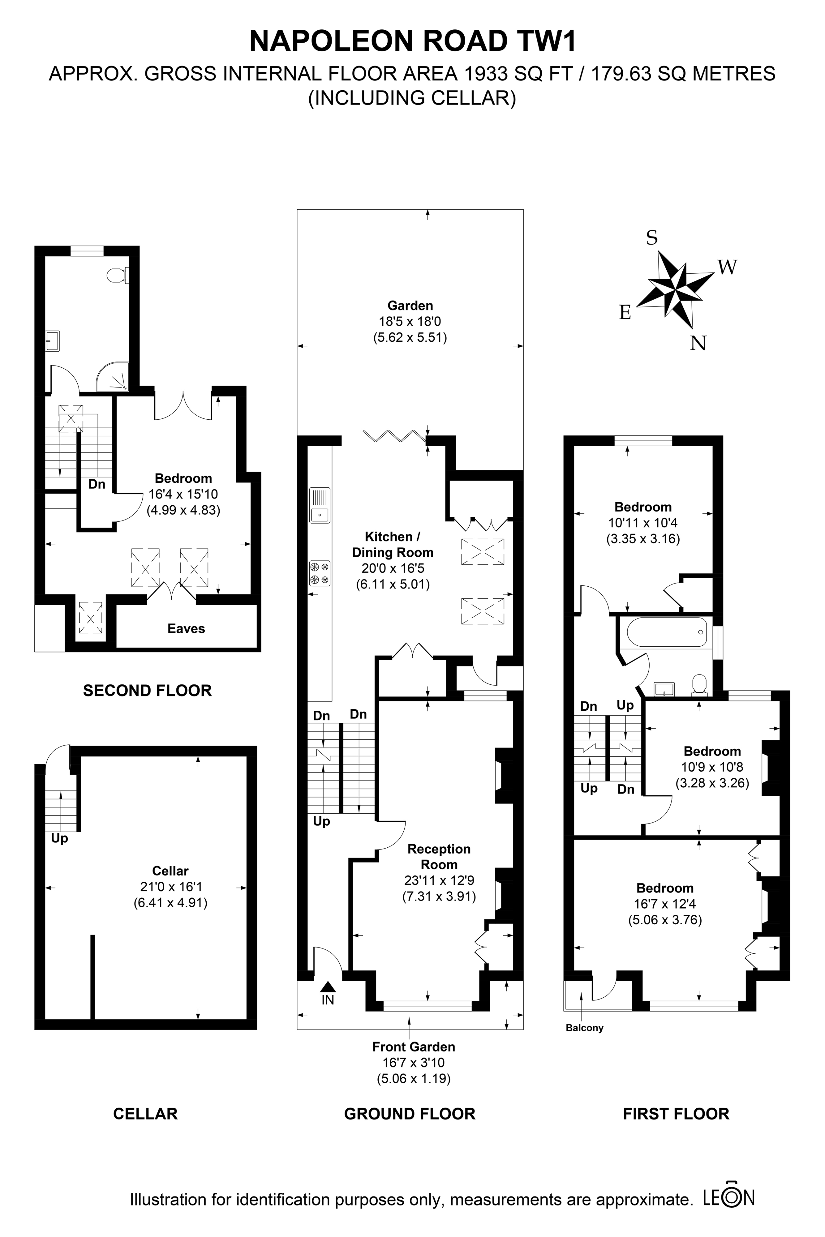 4, Napoleon Road, Twickenham floorplan