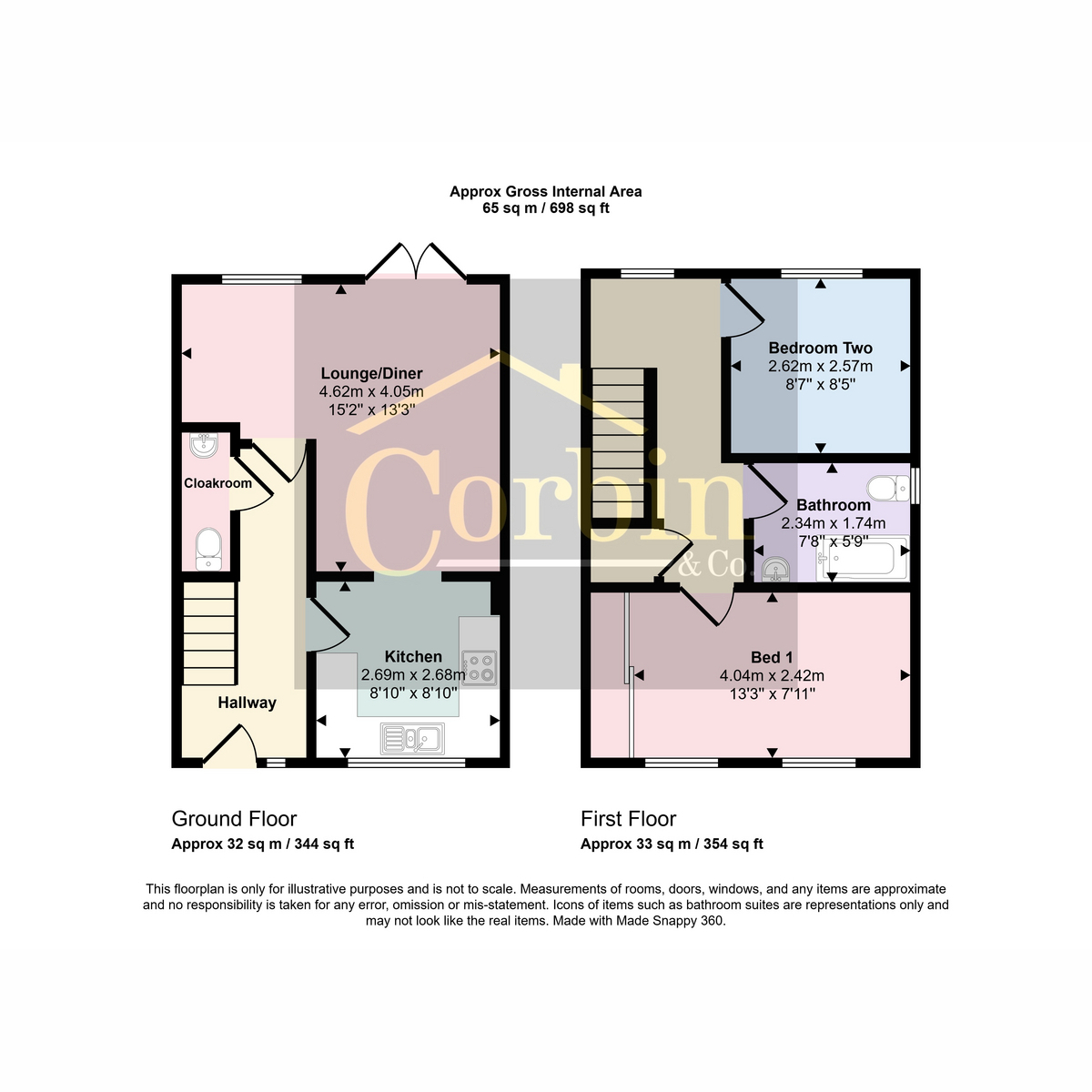 Heights Approach, Poole floorplan