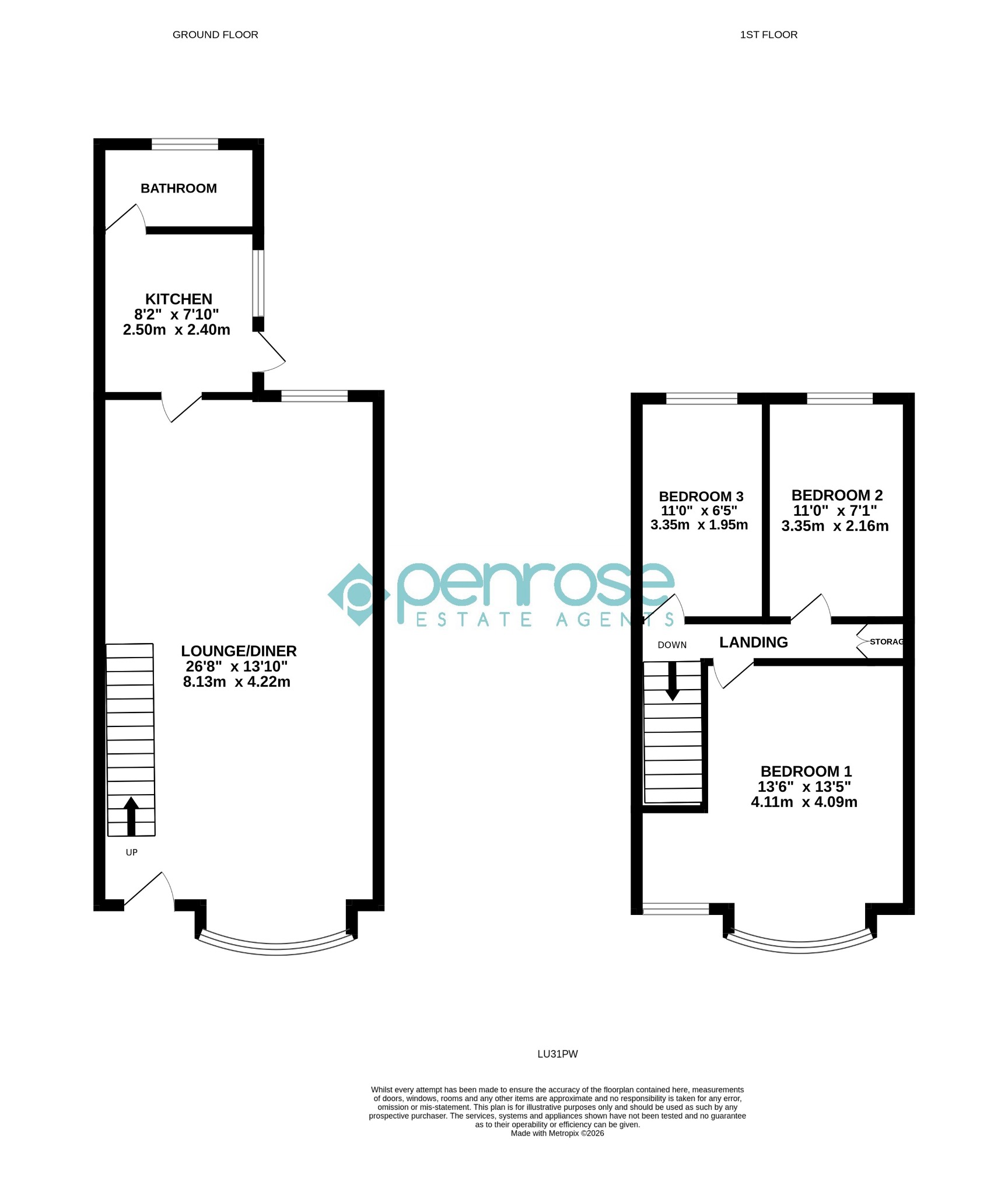 Luton, Bedfordshire floorplan