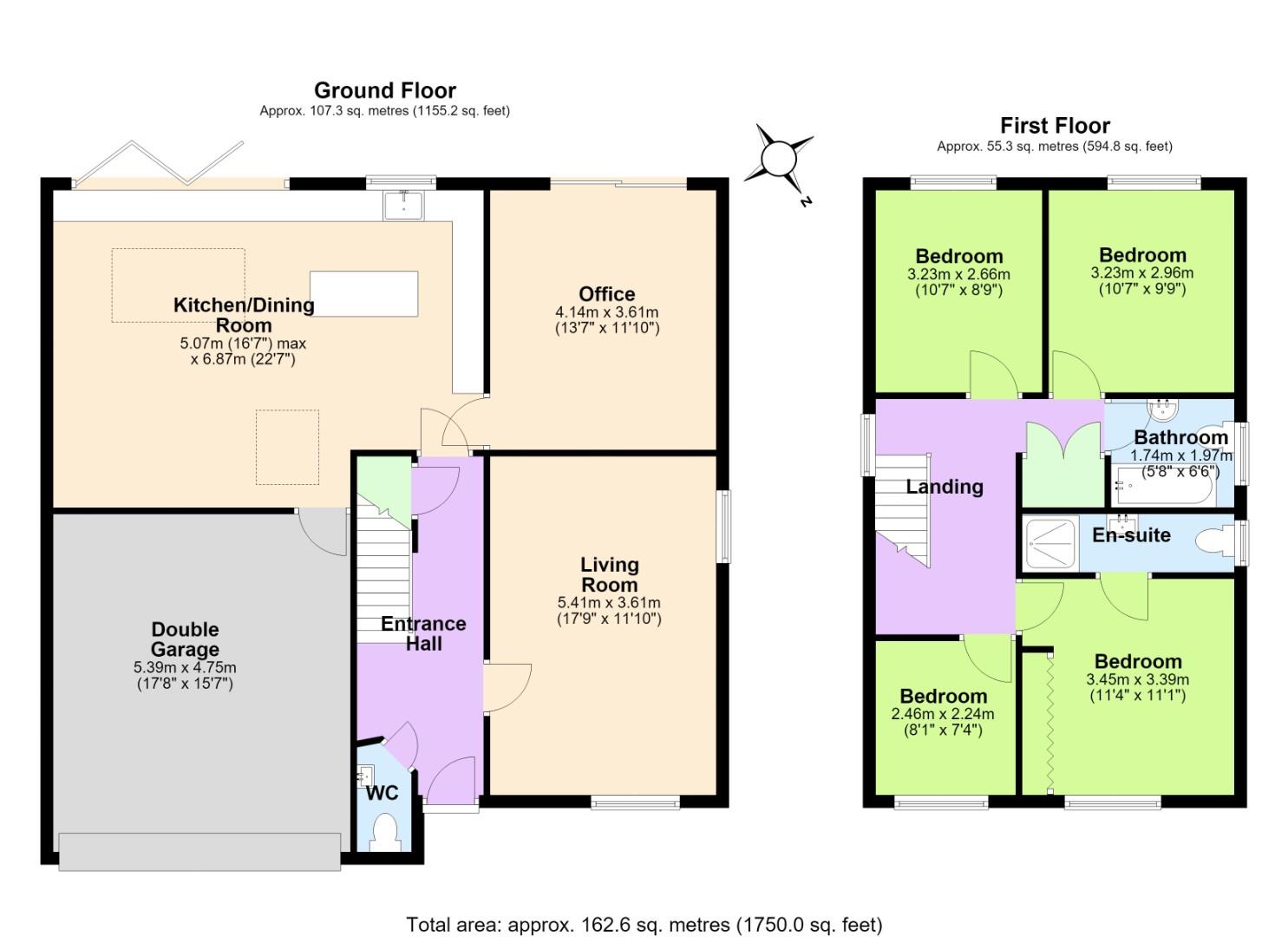 11, Gresham Close, Nottingham floorplan