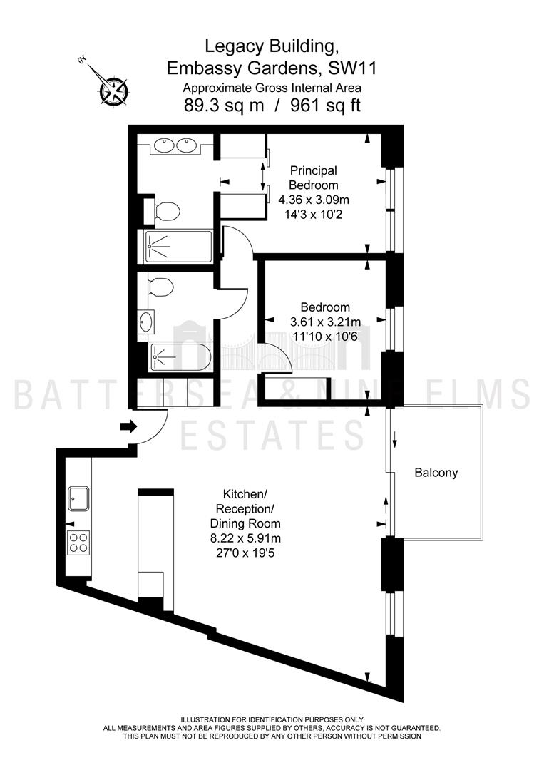 1 Viaduct Gardens, London floorplan