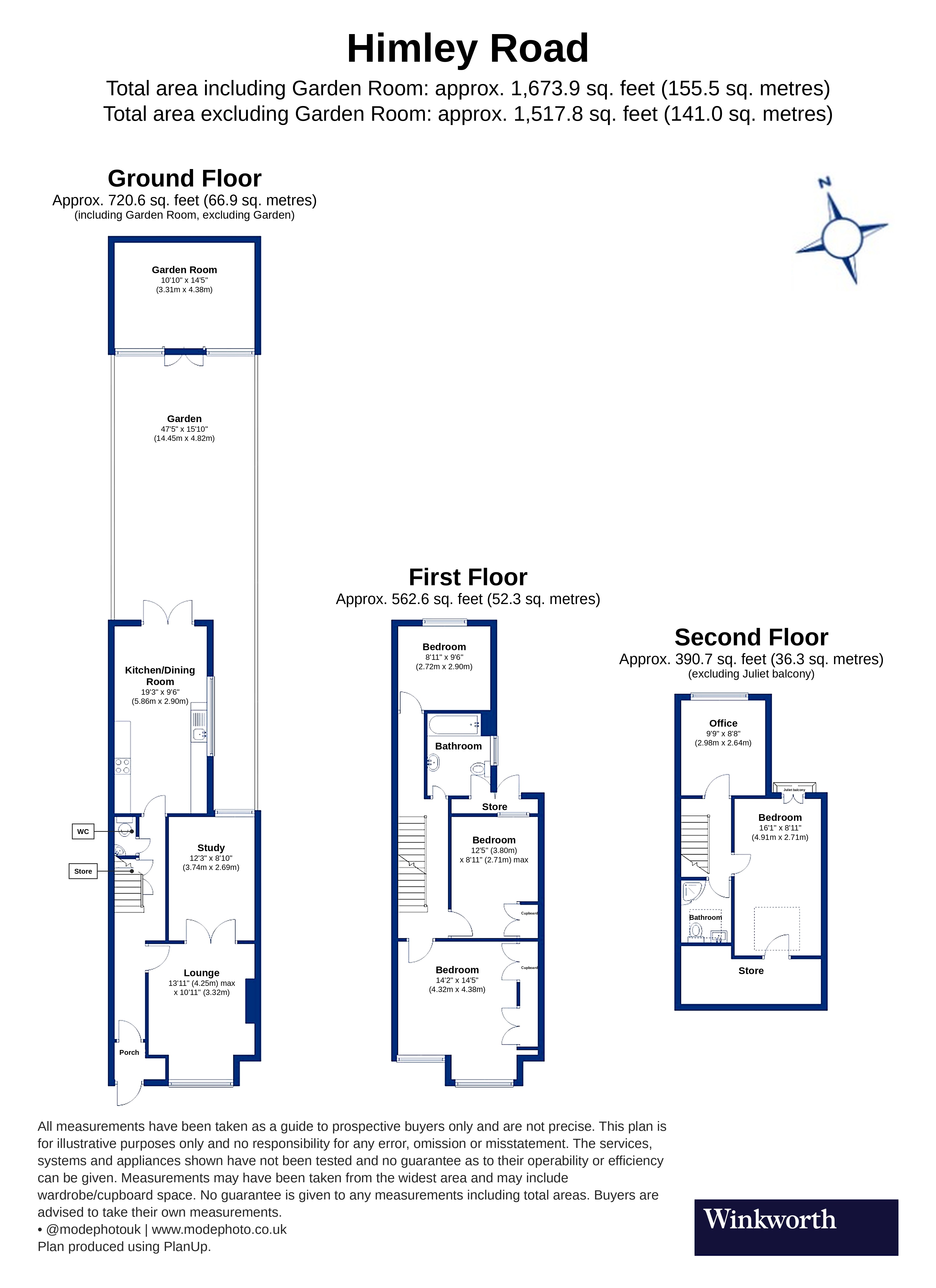 Himley Road, London floorplan