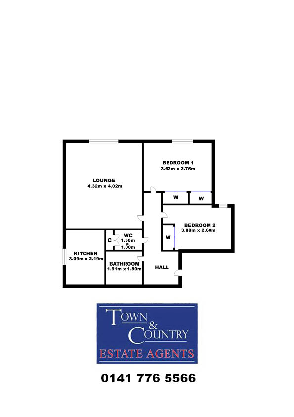 6, Blenheim Court, Stepps floorplan