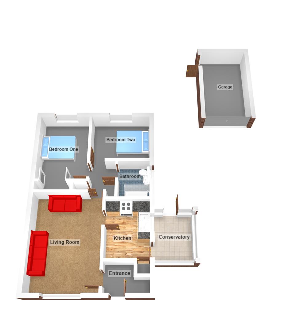 Bryant Gardens, Clevedon BS21, 2 bedroom semidetached bungalow for