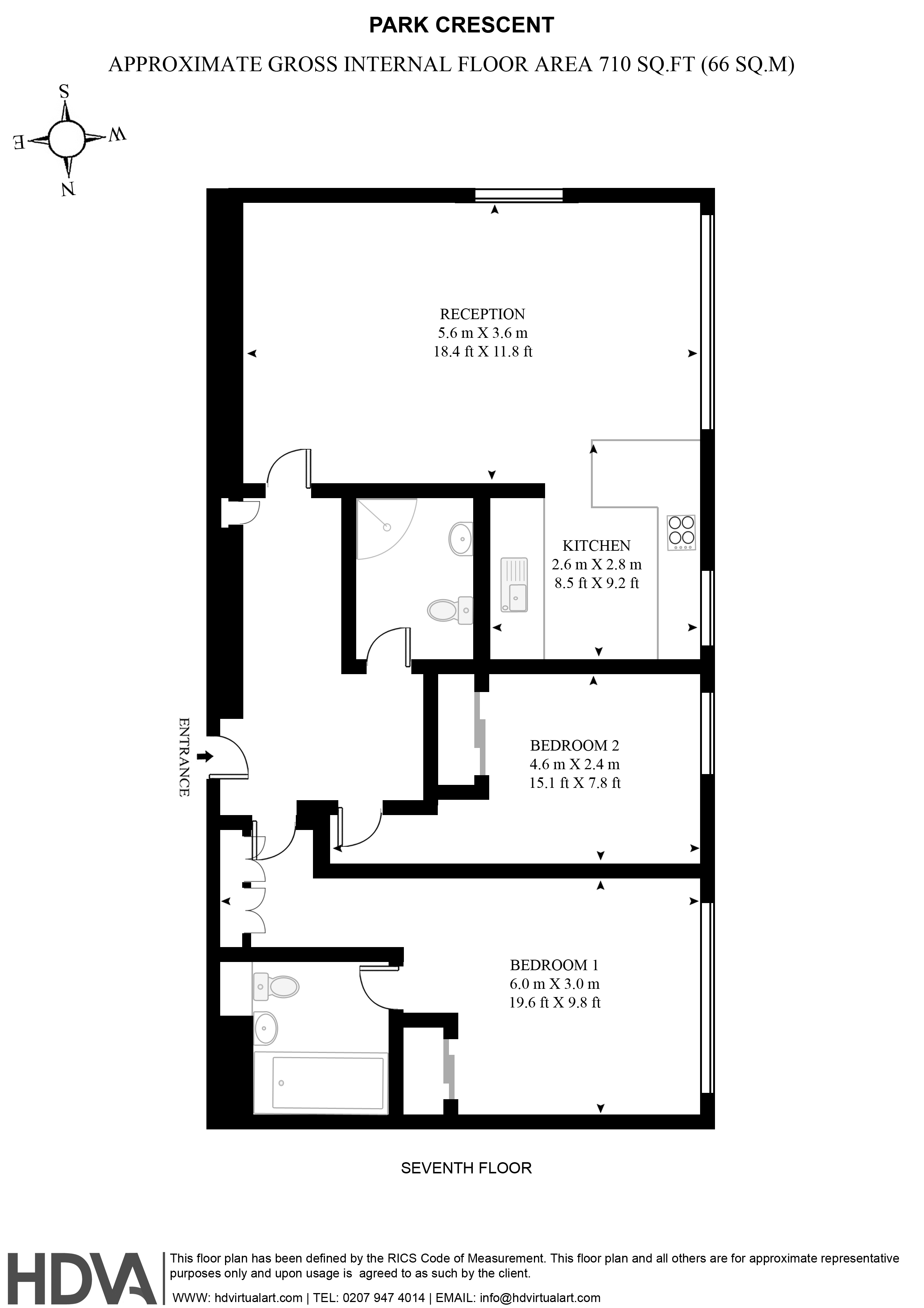 Park Crescent, London floorplan