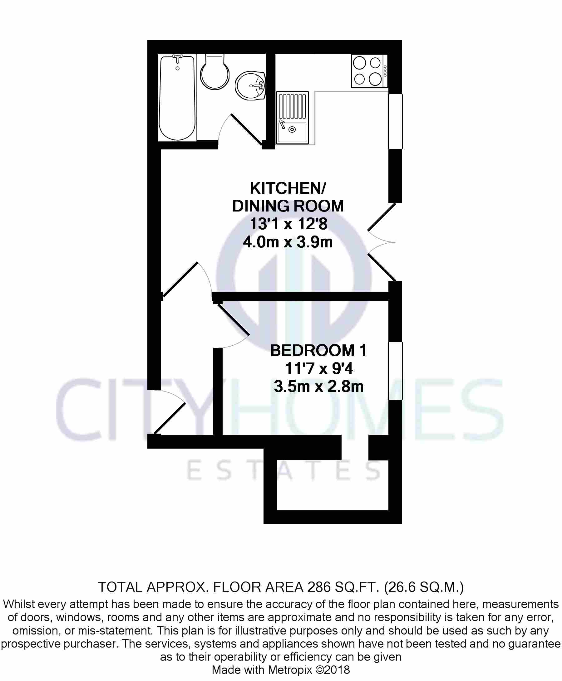 1 Bedrooms Flat to rent in Howard Close, Waltham Abbey EN9