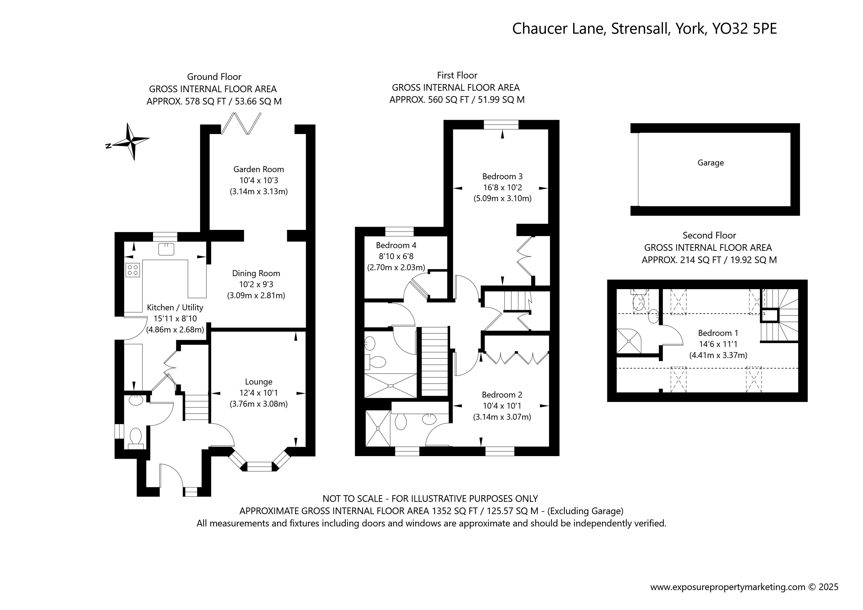 27, Chaucer Lane, York floorplan
