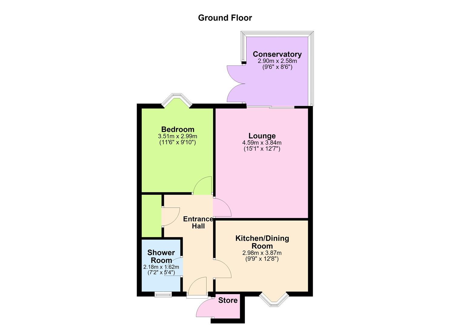 5, Coniston Court, Earl Shilton floorplan