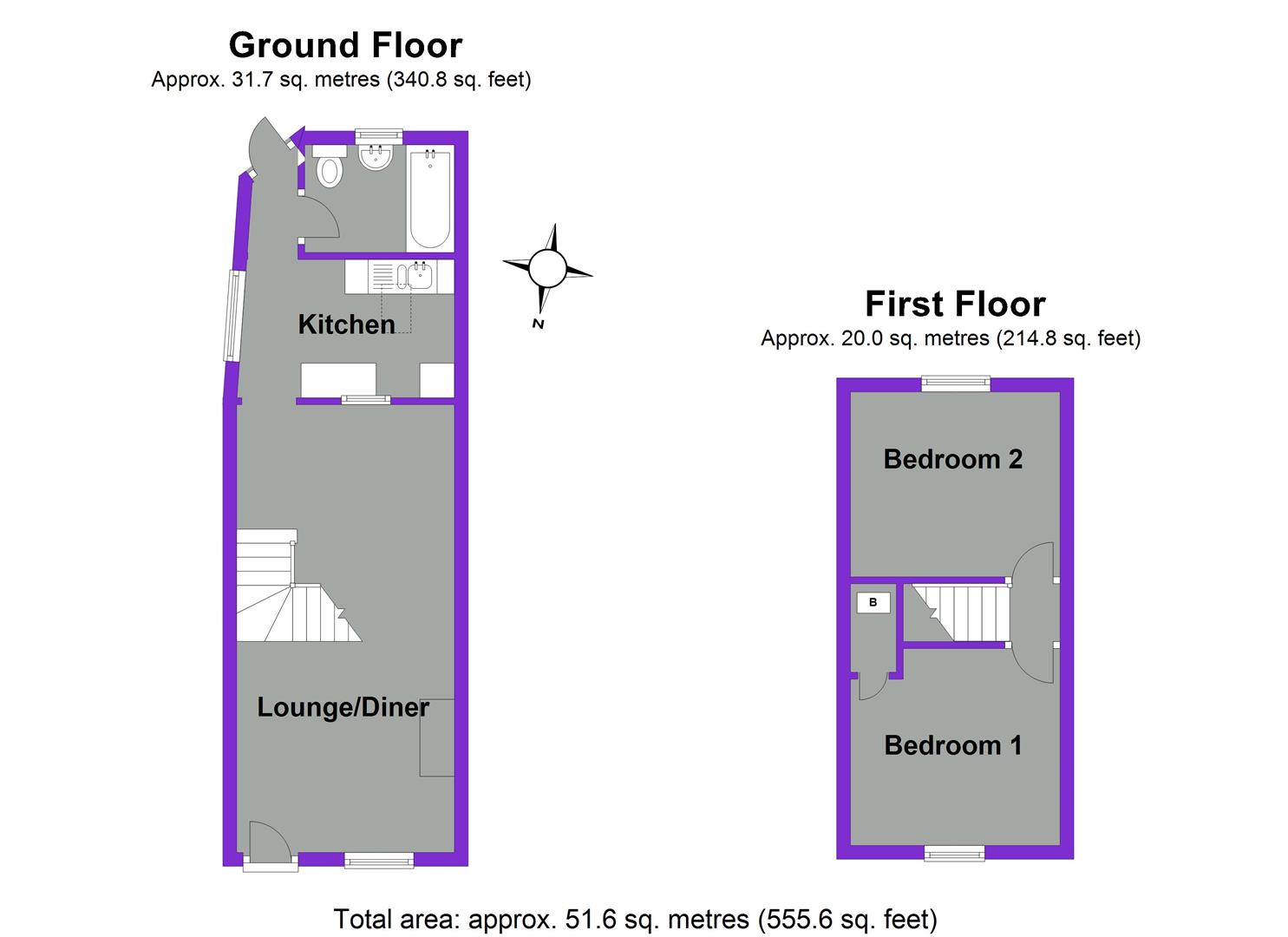 Henry Street, Bromley North Village BR1, 2 bedroom end terrace house