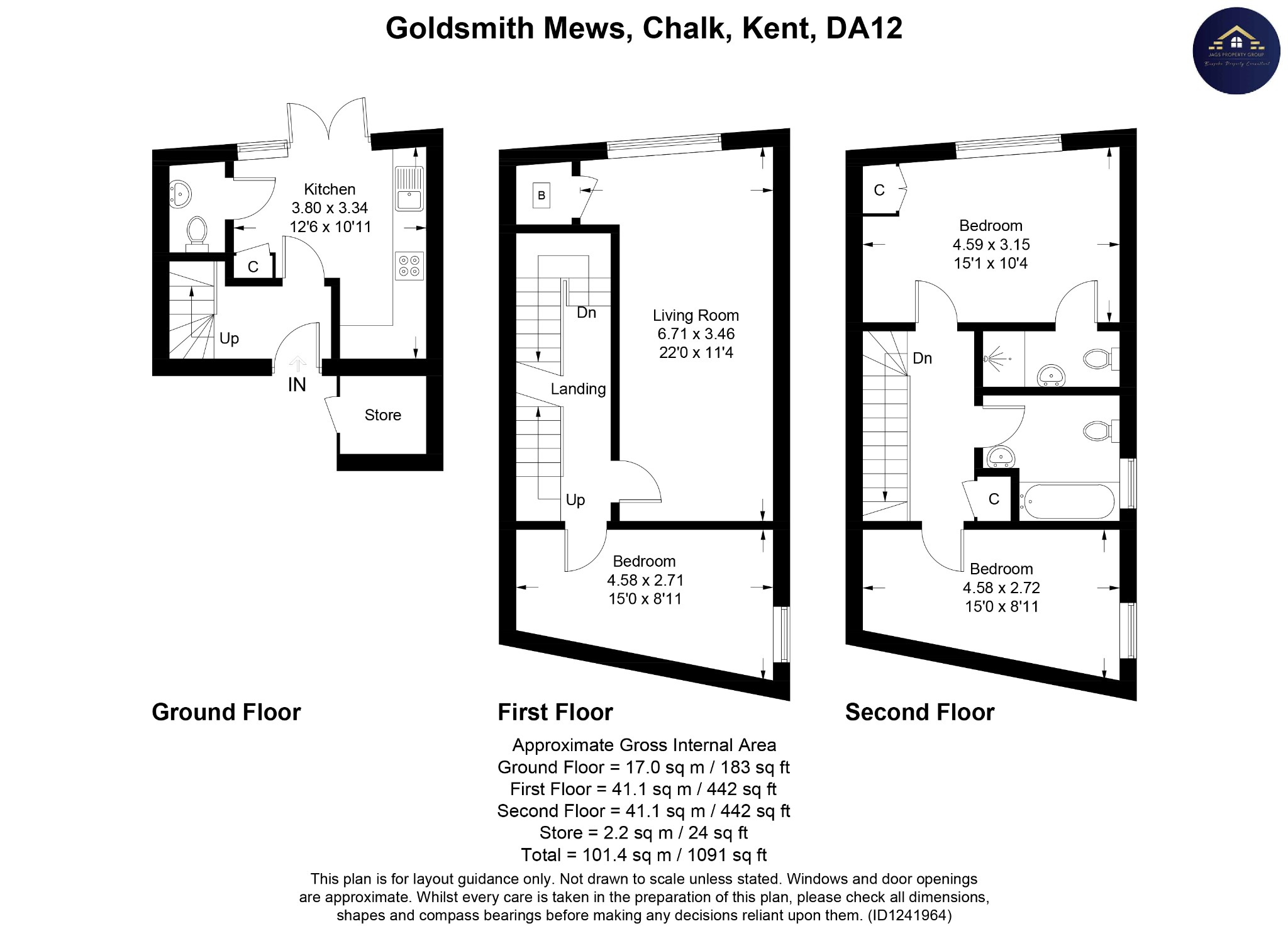 1, Goldsmith Mews, Gravesend floorplan