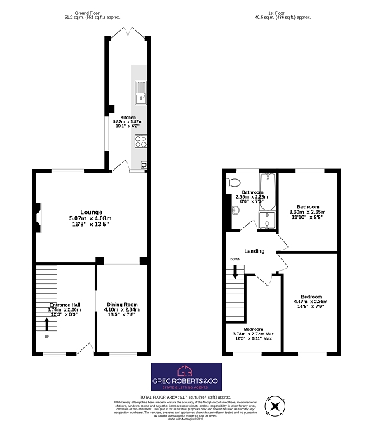 45 Church Street, Tredegar floorplan