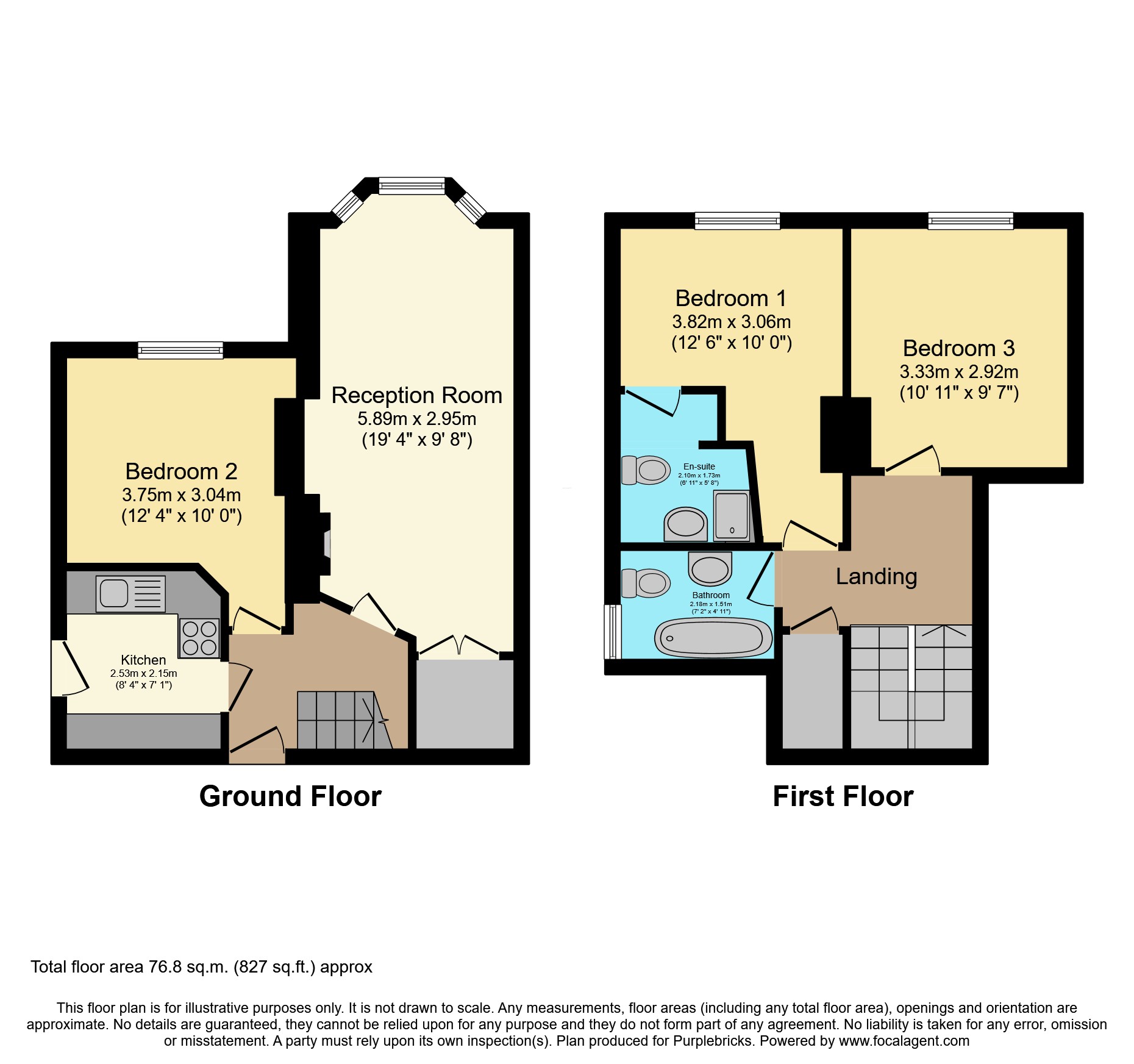 Flat 2, 18-19 Adelaide Crescent, Hove floorplan