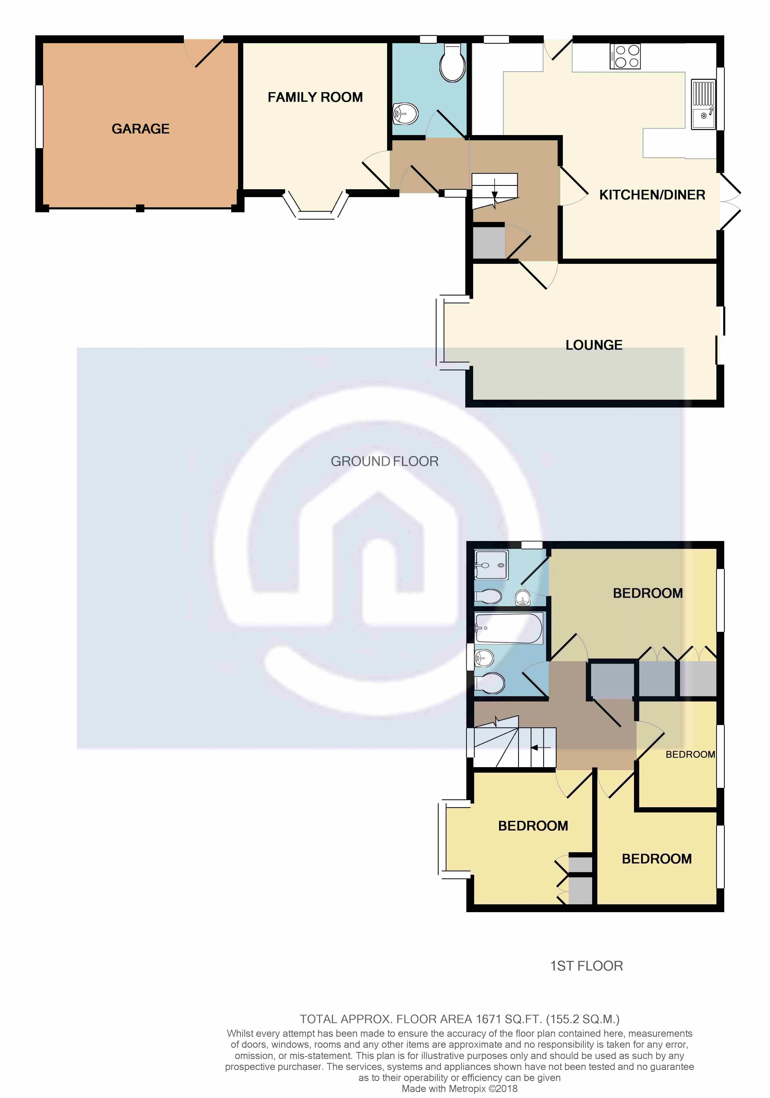 4 Bedrooms Detached house for sale in Quenby Way, Bromham MK43