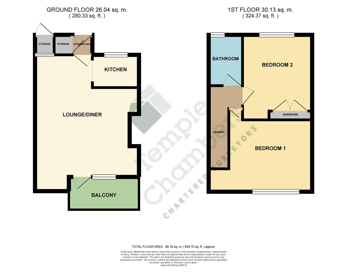 2 Bedrooms Maisonette for sale in Northbrooks, Harlow CM19