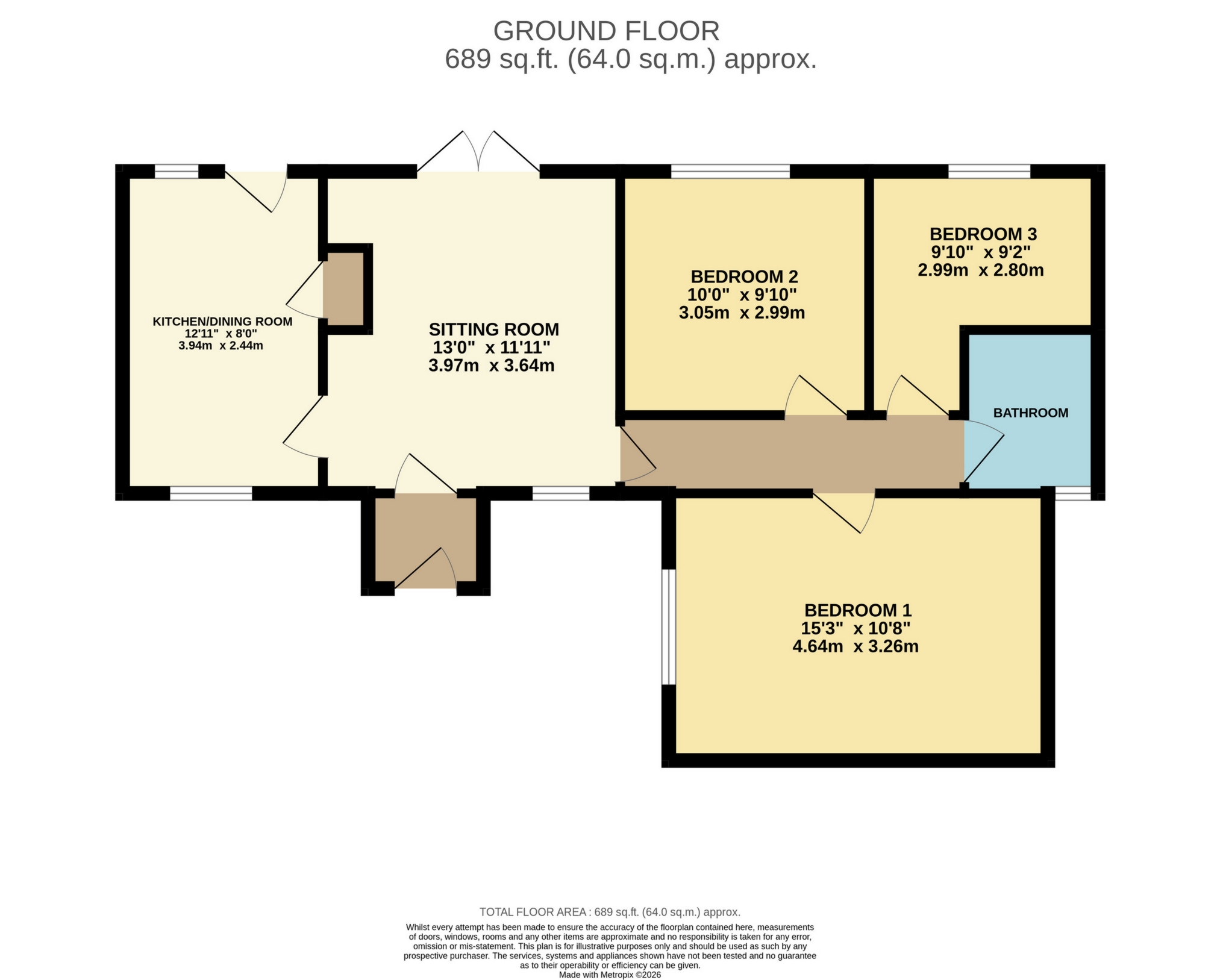 4, Demelza Court, West Camel floorplan