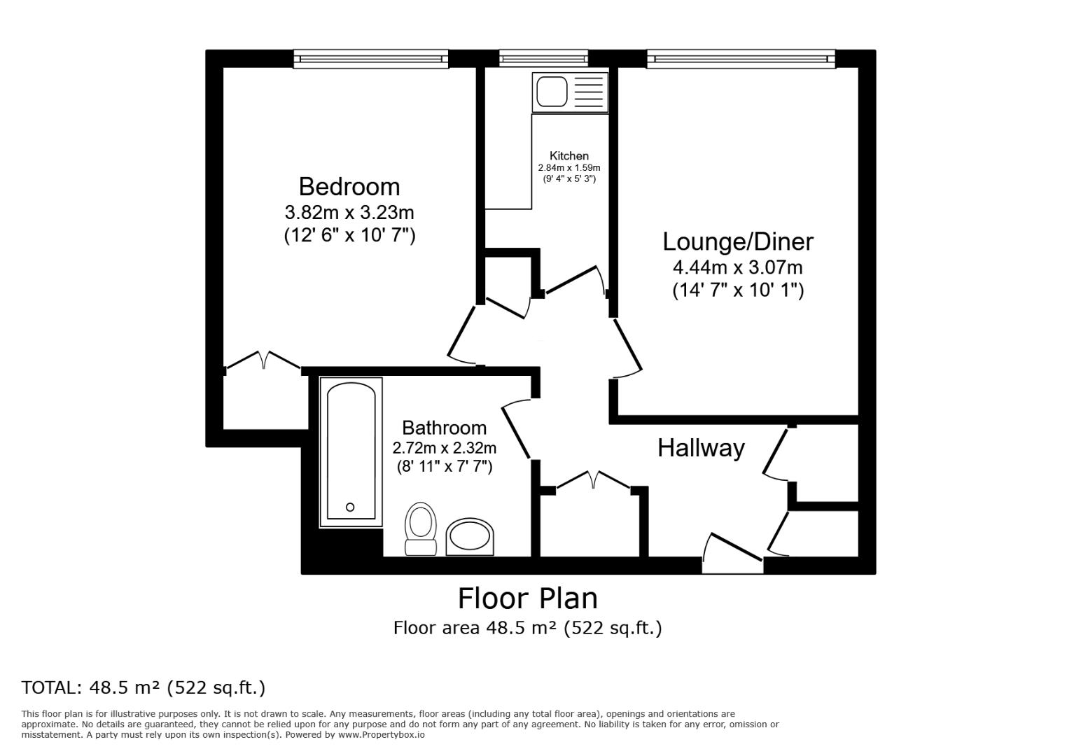 Wilbury Avenue, Hove floorplan