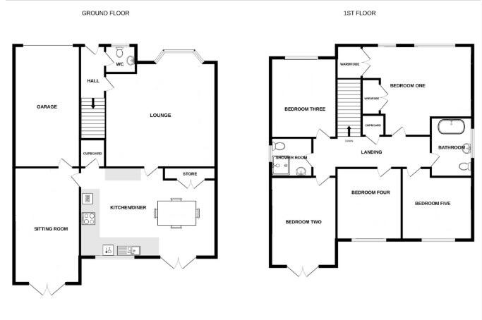 36, Meadow Way, Cannock floorplan