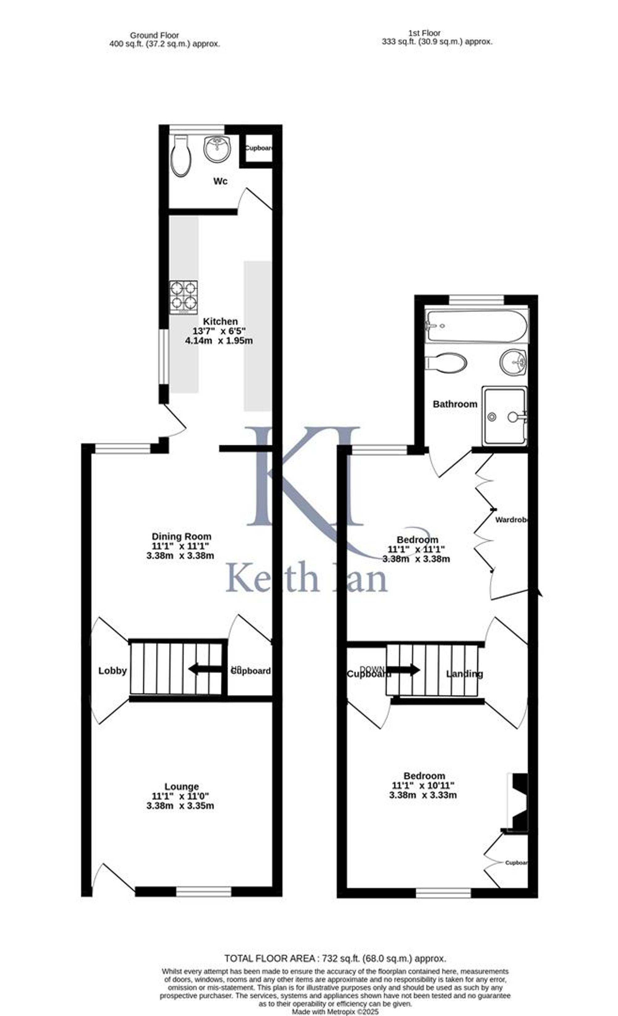 17 Westlea Road, Broxbourne floorplan