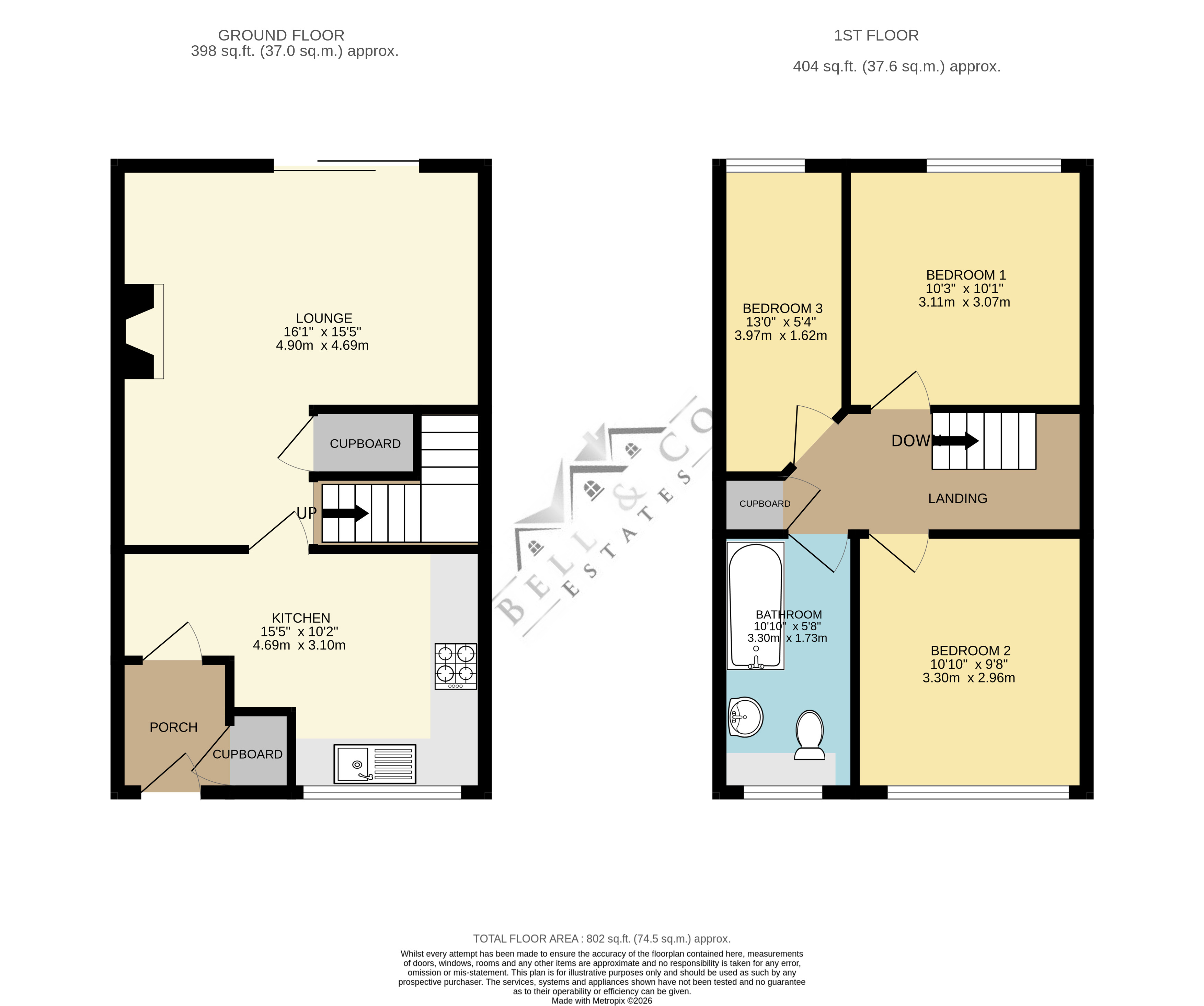 5, Mason Drive, Sheffield floorplan