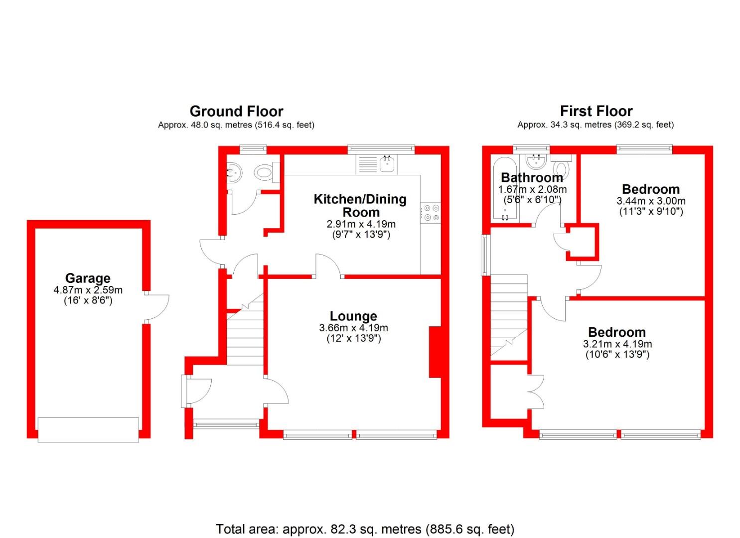 2 Bedrooms End terrace house for sale in St. Michaels Close, Weston Under Wetherley, Leamington Spa CV33