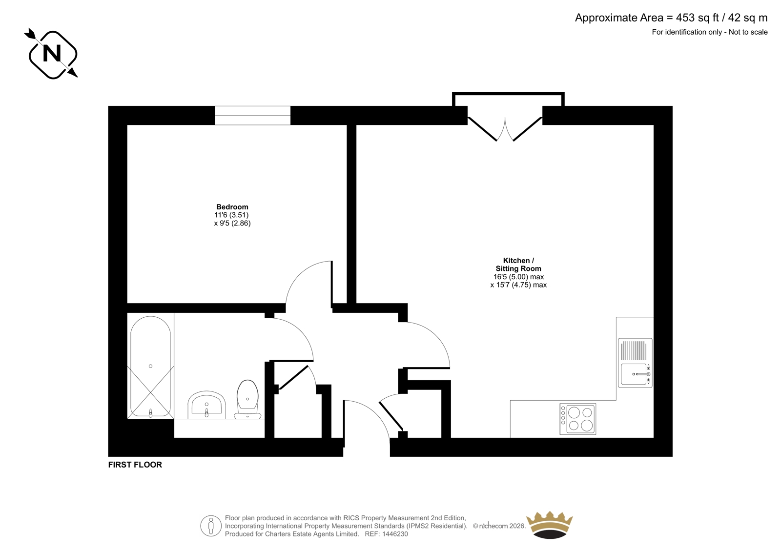 Flat 9, Malden House, 2, Searle Drive, Hampshire floorplan