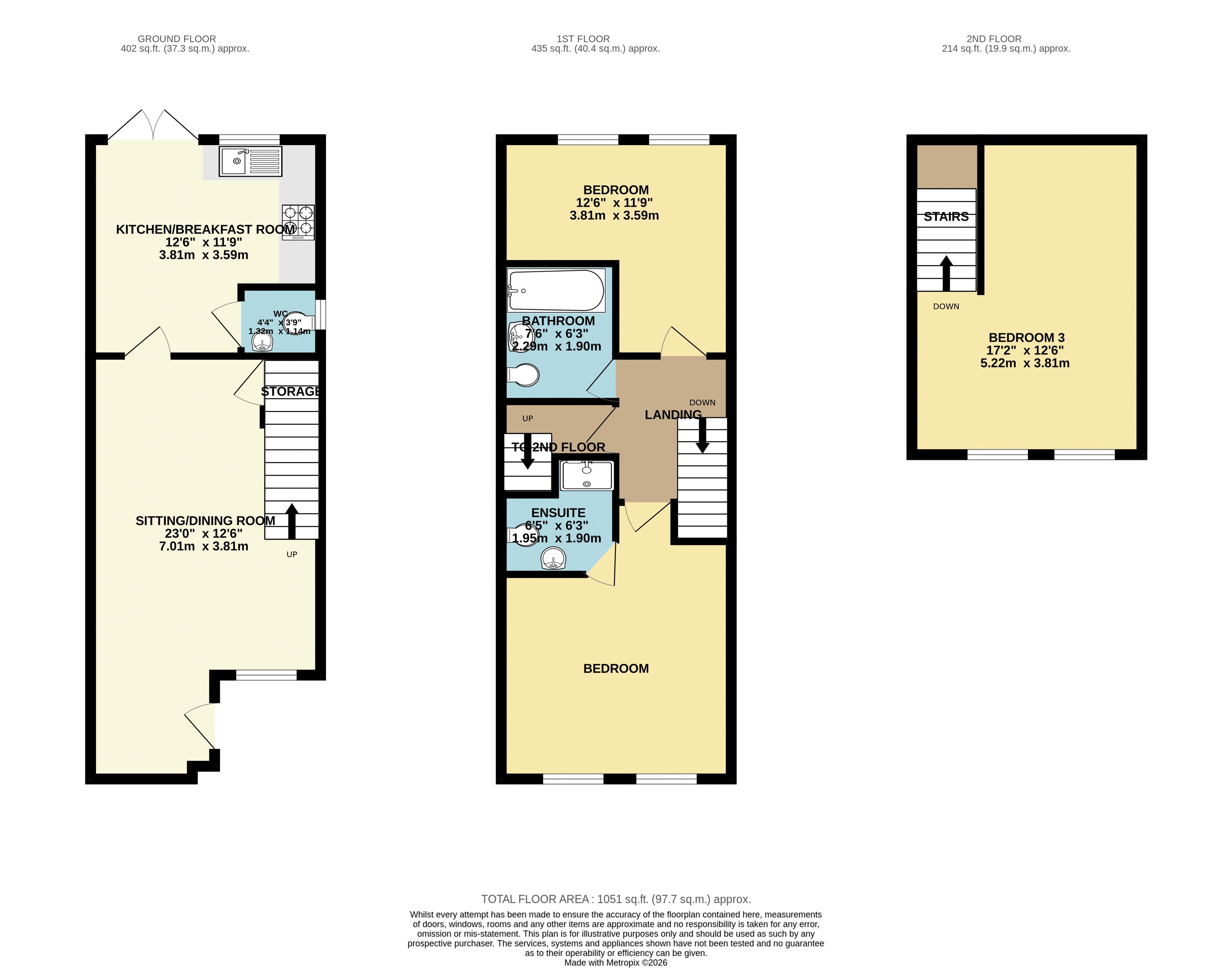 4, Windsor Street, Hereford floorplan