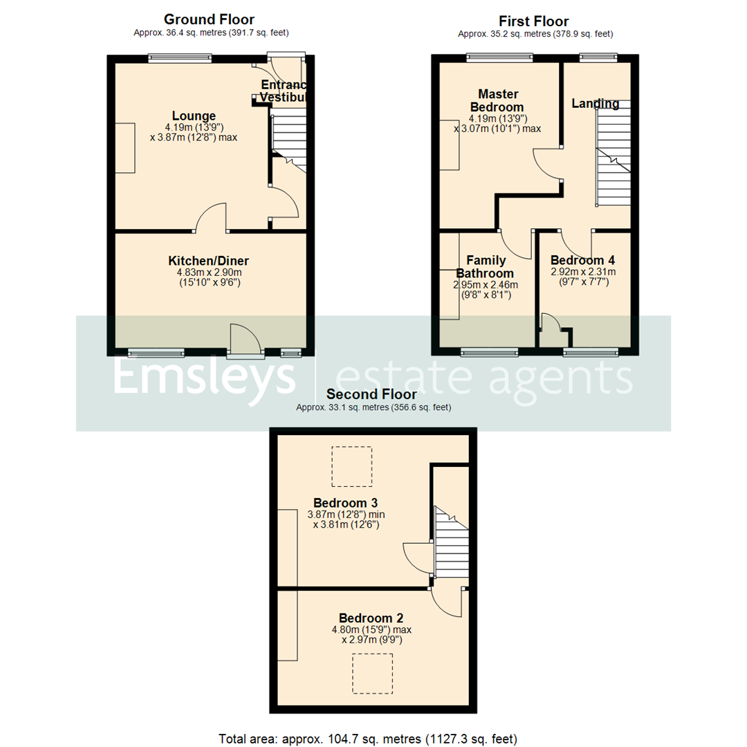 26, Sunnybank, Leeds floorplan