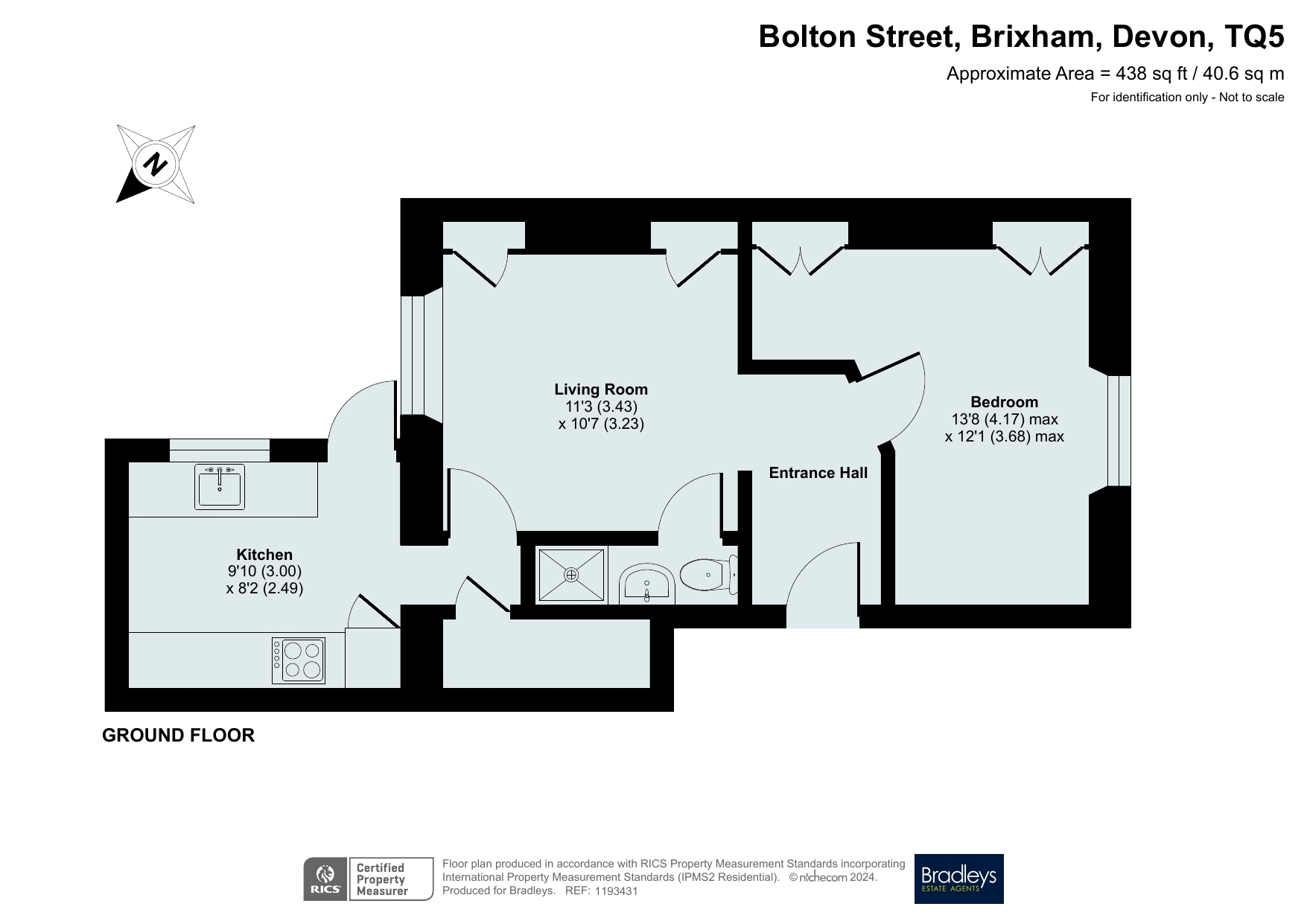 48B, Bolton Street, Devon floorplan