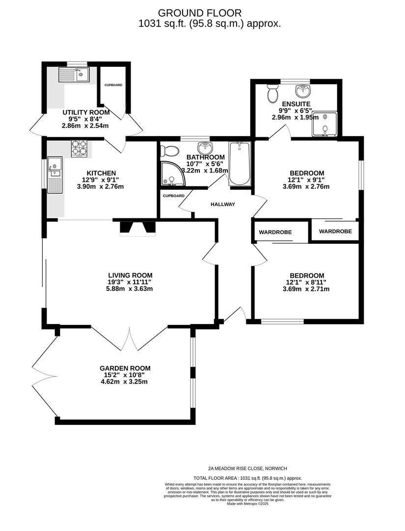 2a, Meadow Rise Close, Norwich floorplan
