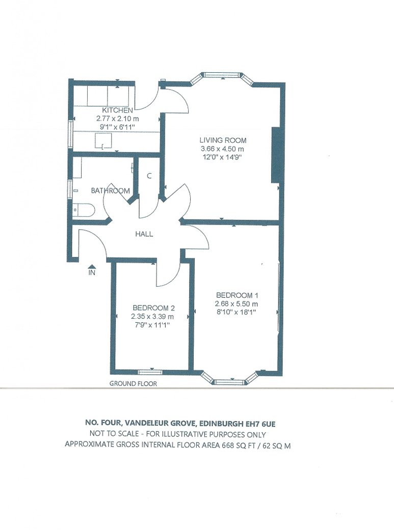 4, Vandeleur Grove, Edinburgh floorplan