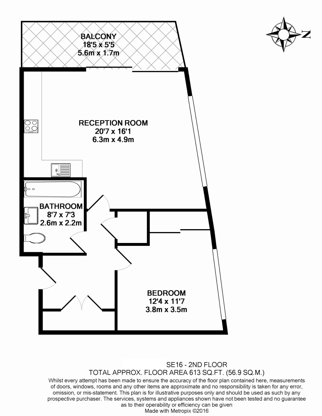 Flat 17, Cleveley Court,, Ashton Reach, Rotherhithe floorplan