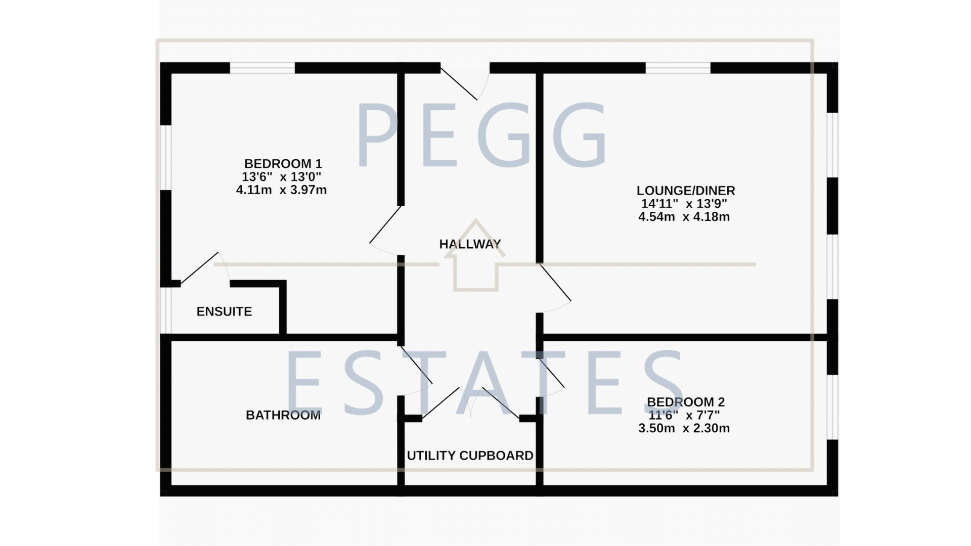 1 Foxlands, Torquay floorplan